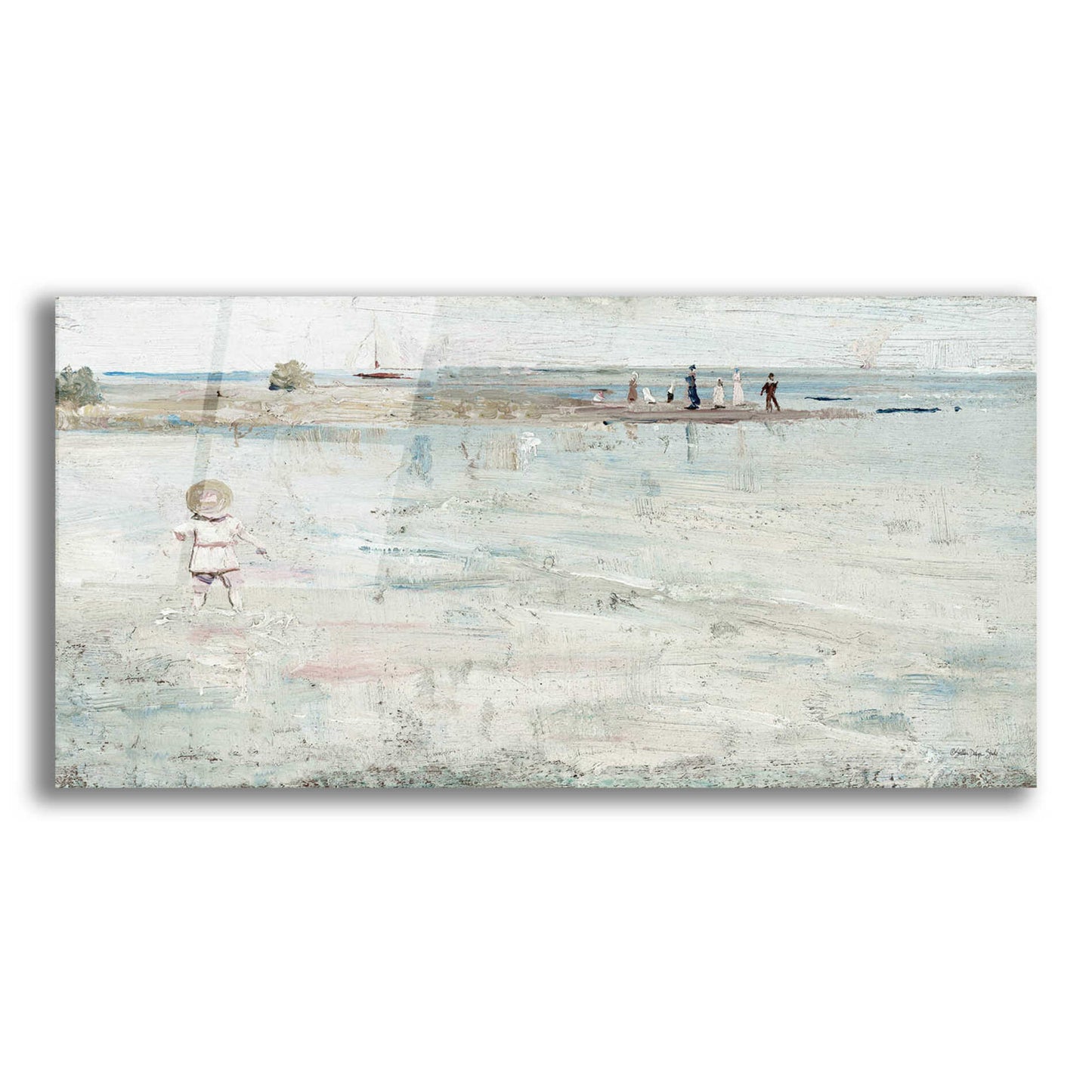 Epic Art 'Ricketts Point' by Stellar Design Studio, Acrylic Glass Wall Art,24x12