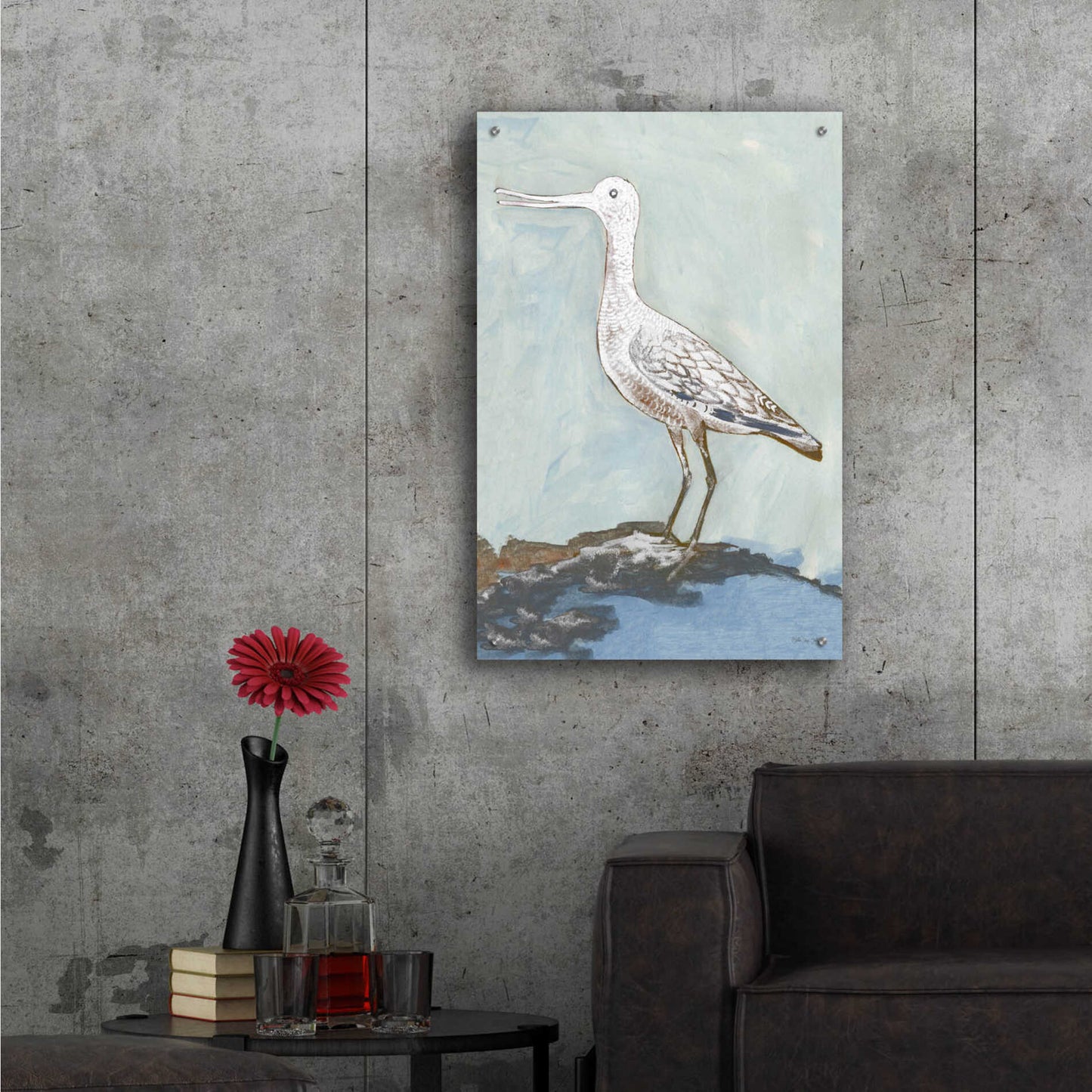 Epic Art 'Sea Bird 2' by Stellar Design Studio, Acrylic Glass Wall Art,24x36