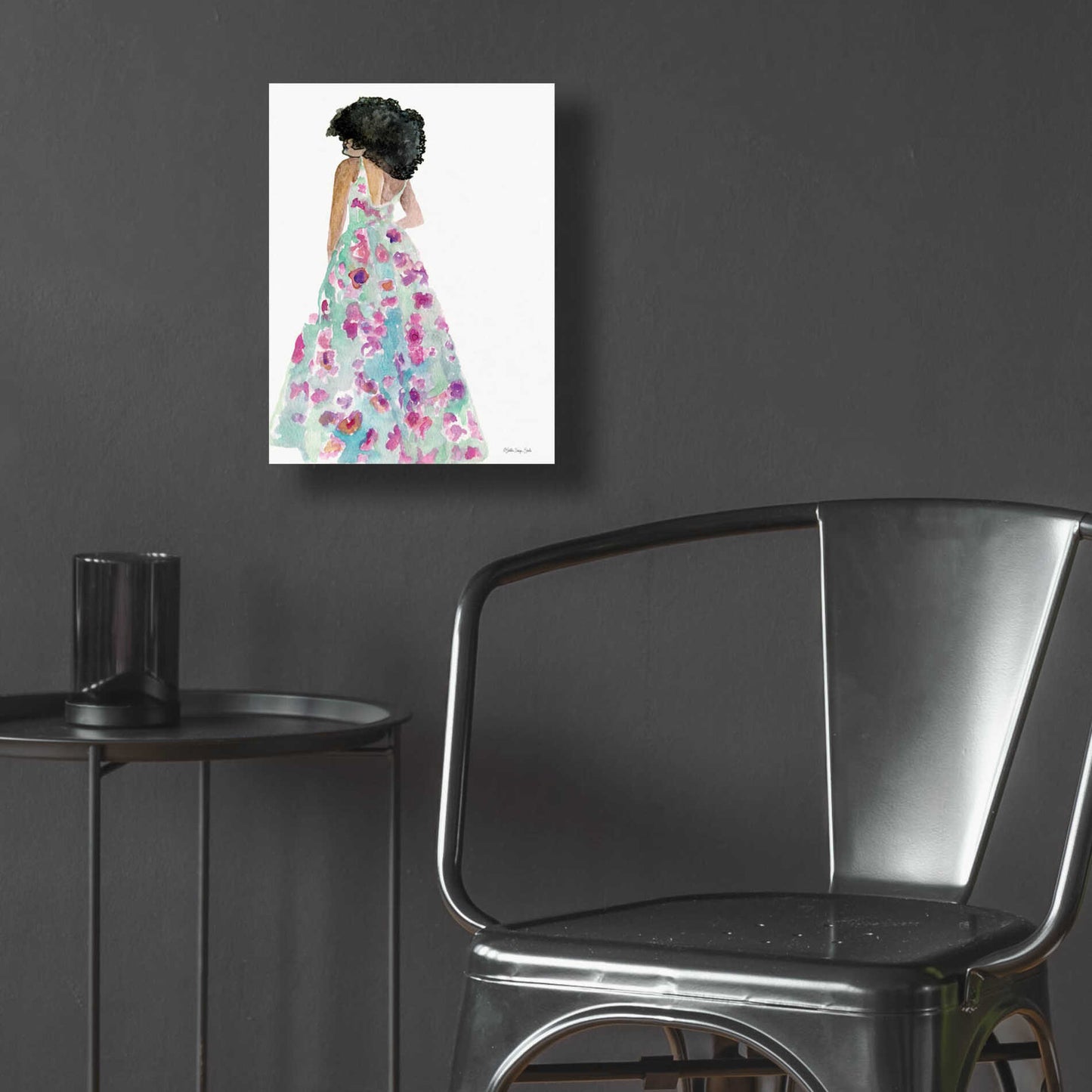 Epic Art 'Floral Gown 2' by Stellar Design Studio, Acrylic Glass Wall Art,12x16