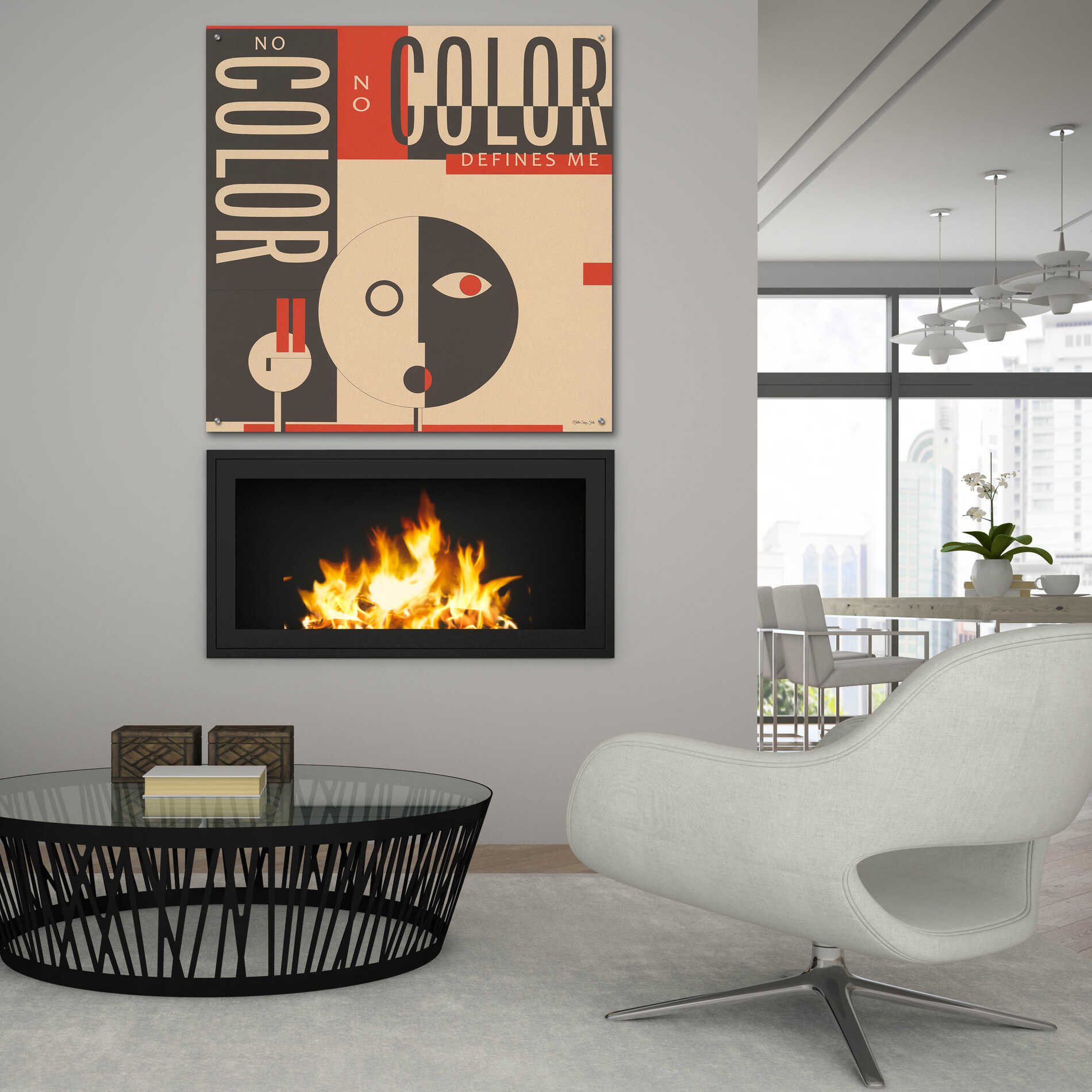 Epic Art 'Color Defines Me' by Stellar Design Studio, Acrylic Glass Wall Art,36x36