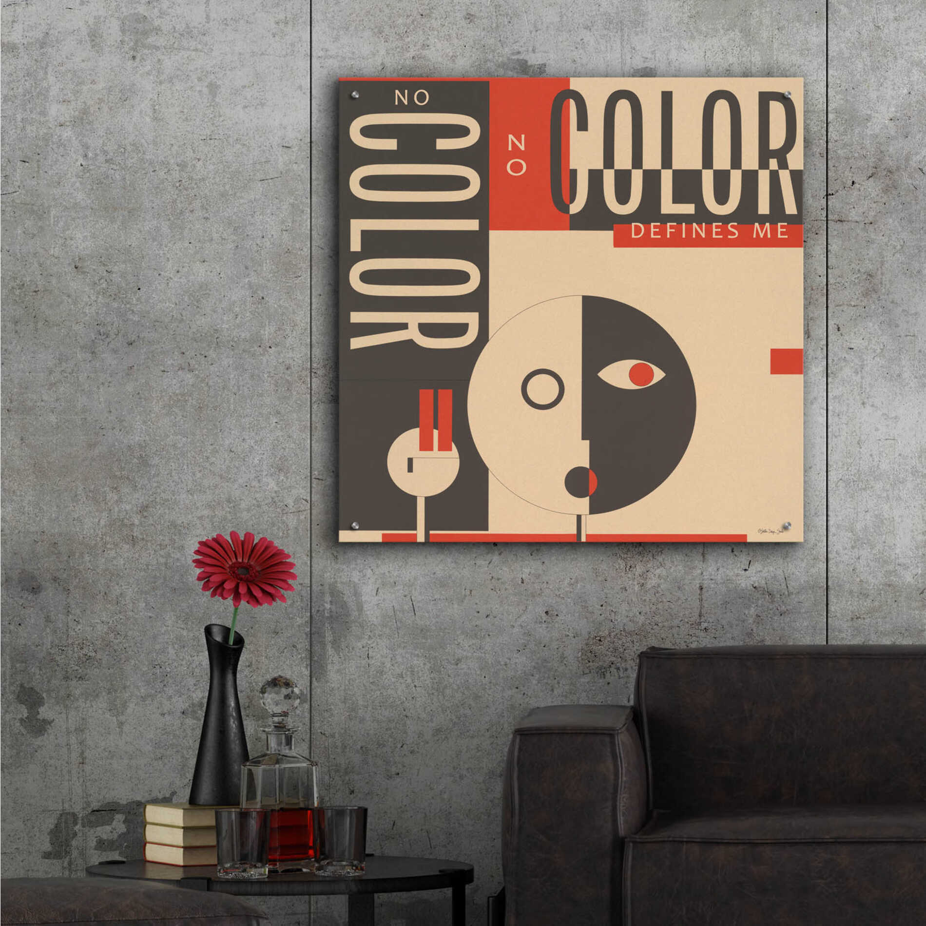 Epic Art 'Color Defines Me' by Stellar Design Studio, Acrylic Glass Wall Art,36x36