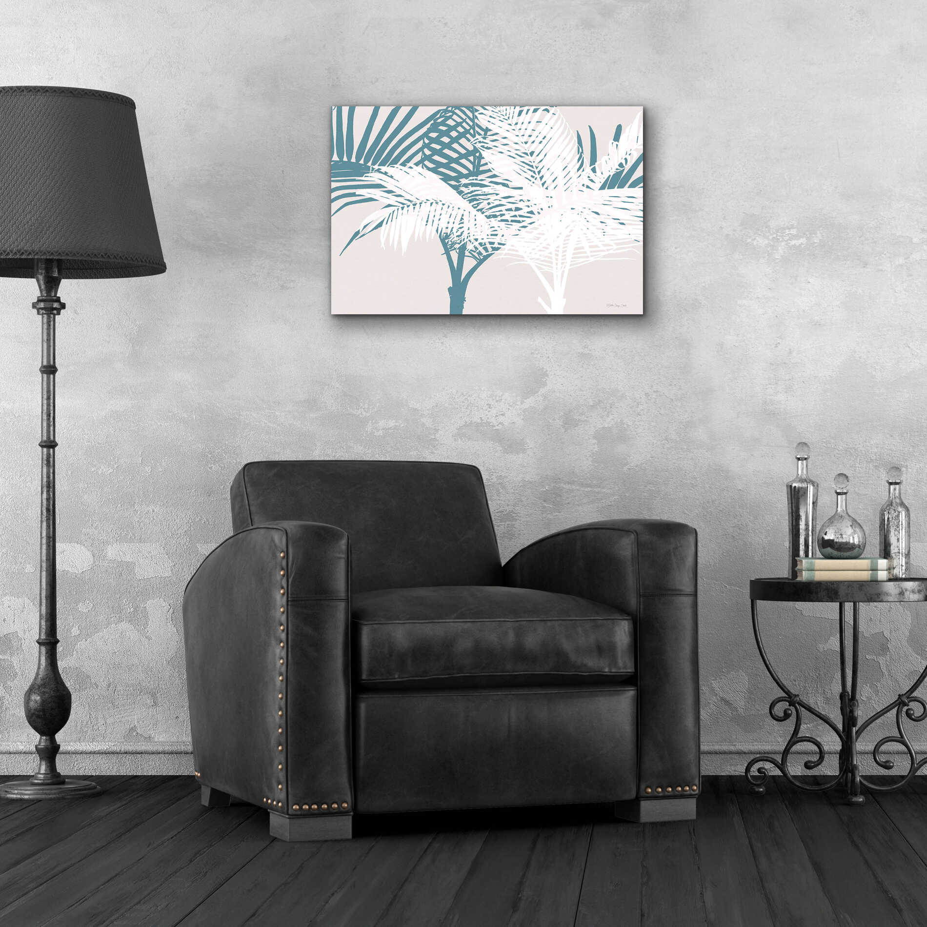 Epic Art 'Transitioning Palm Pattern' by Stellar Design Studio, Acrylic Glass Wall Art,24x16