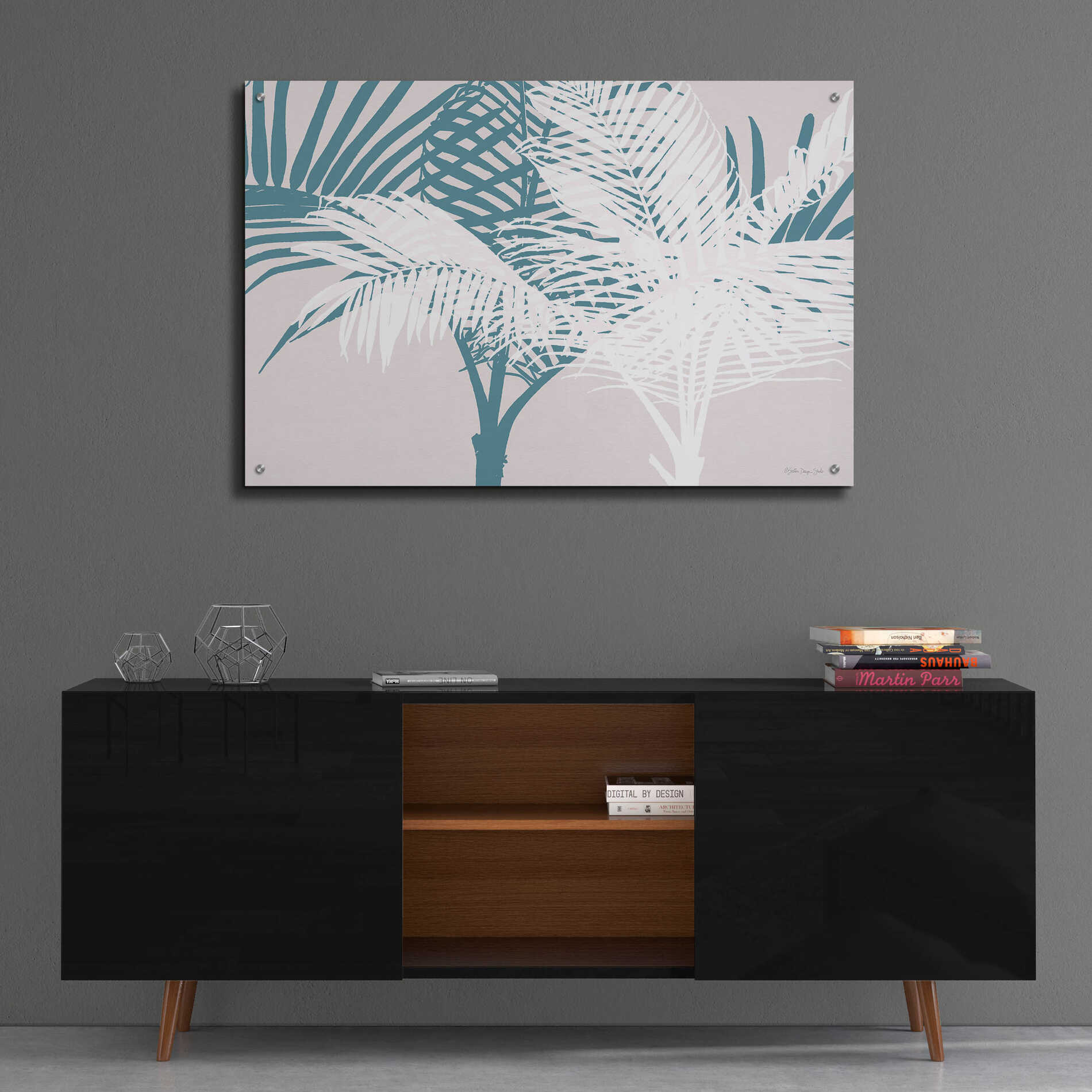 Epic Art 'Transitioning Palm Pattern' by Stellar Design Studio, Acrylic Glass Wall Art,36x24