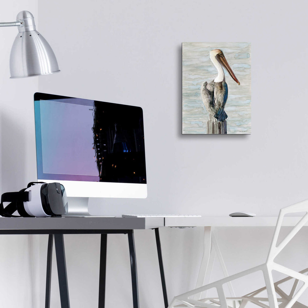 Epic Art 'Brown Pelican 1' by Stellar Design Studio, Acrylic Glass Wall Art,12x16