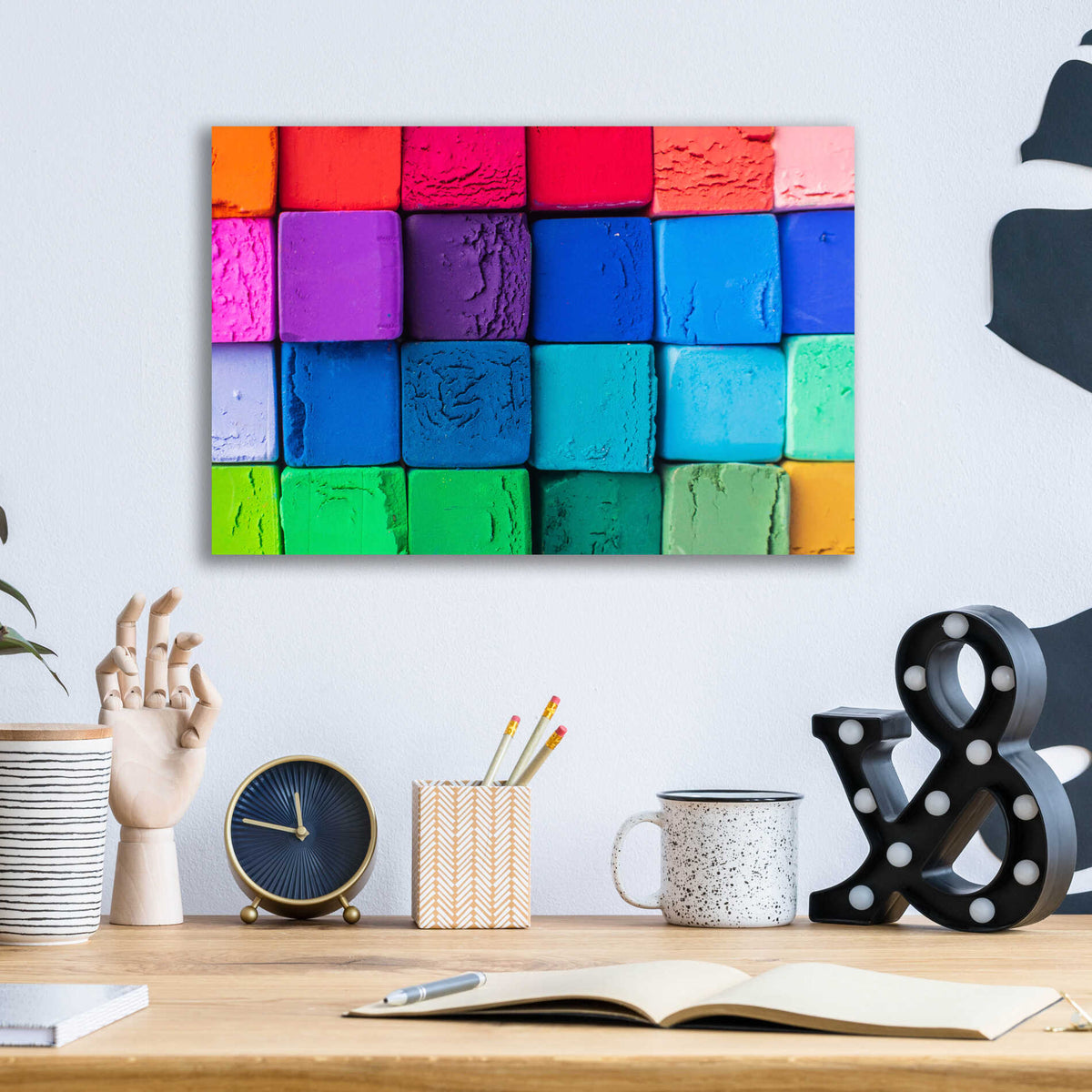 Epic Art 'Art Blocks' by Epic Portfolio, Acrylic Glass Wall Art,16x12