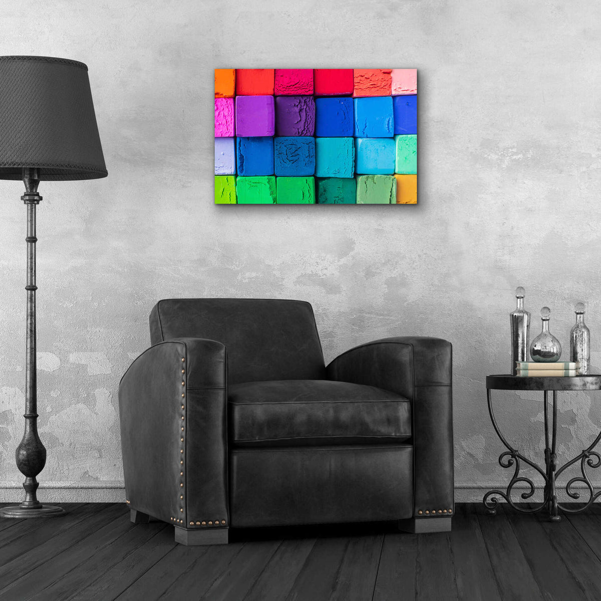 Epic Art 'Art Blocks' by Epic Portfolio, Acrylic Glass Wall Art,24x16
