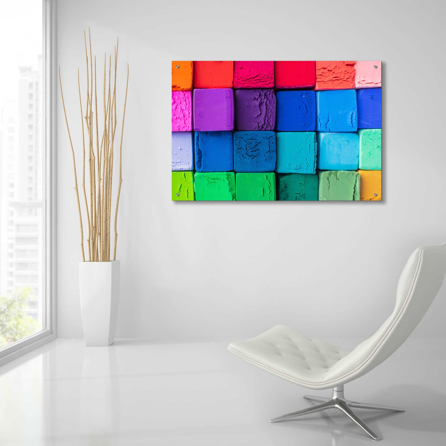 Epic Art 'Art Blocks' by Epic Portfolio, Acrylic Glass Wall Art,36x24