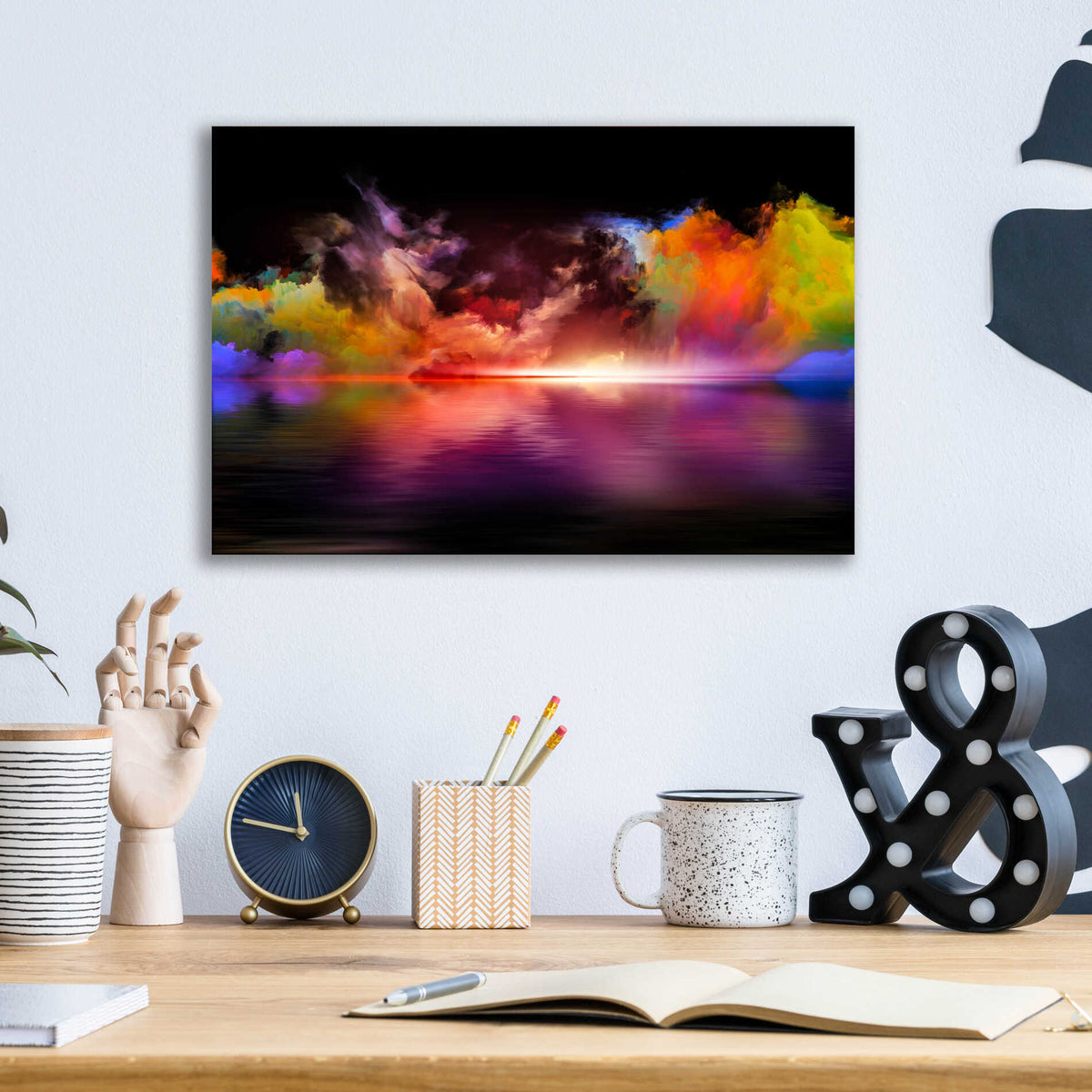 Epic Art 'Storm Surge' by Epic Portfolio, Acrylic Glass Wall Art,16x12