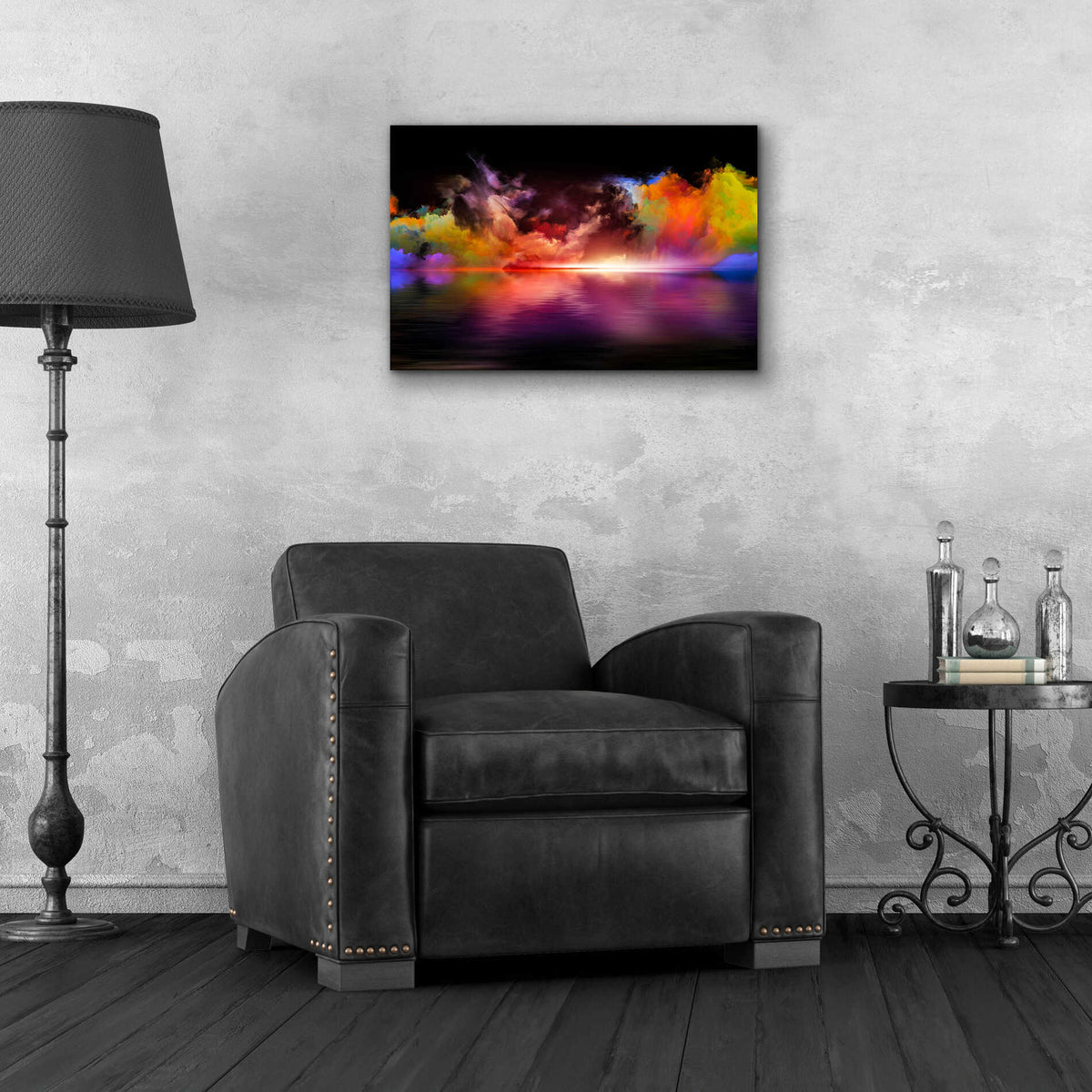 Epic Art 'Storm Surge' by Epic Portfolio, Acrylic Glass Wall Art,24x16