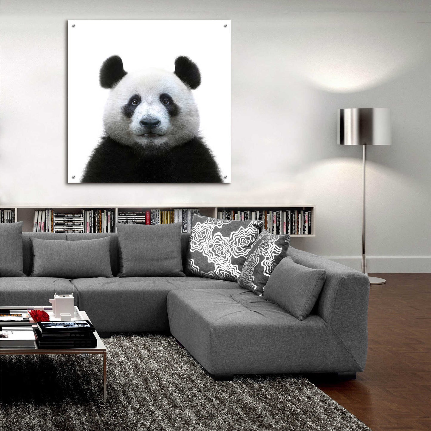 Epic Art 'Bamboo Bear' by Epic Portfolio Acrylic Glass Wall Art,36x36