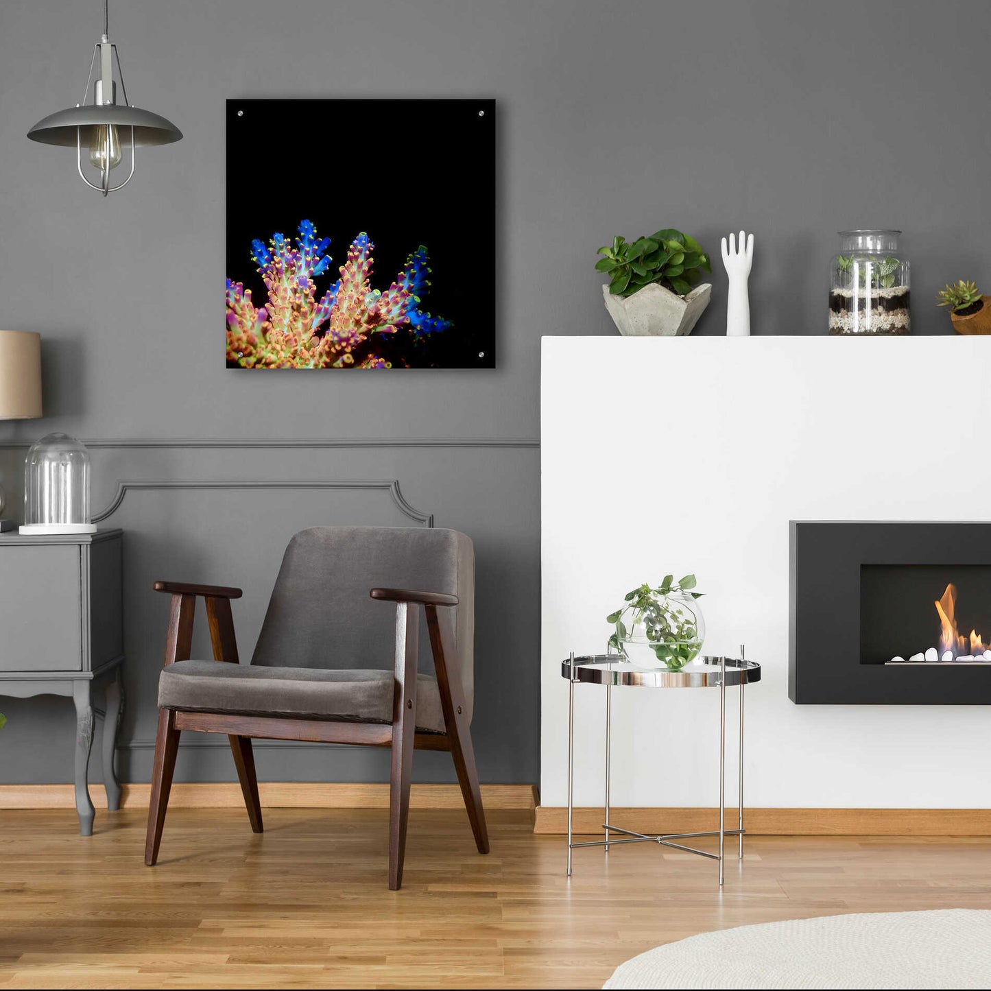 Epic Art 'Coral Reef' by Epic Portfolio Acrylic Glass Wall Art,24x24