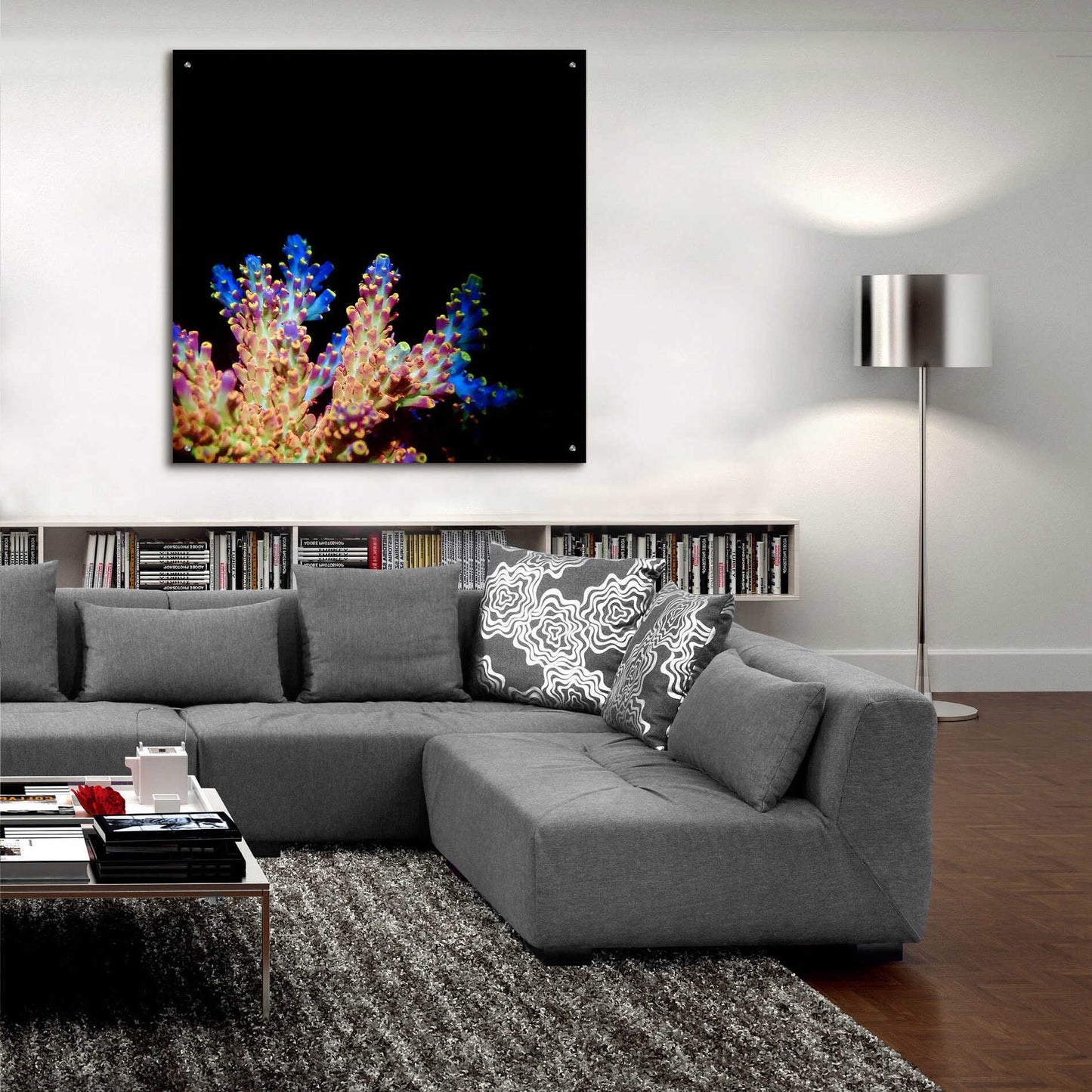 Epic Art 'Coral Reef' by Epic Portfolio Acrylic Glass Wall Art,36x36