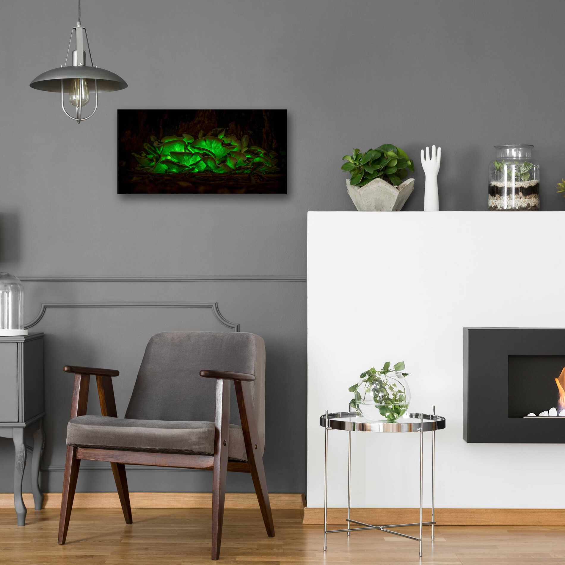 Epic Art 'Emerald Boom' by Epic Portfolio Acrylic Glass Wall Art,24x12