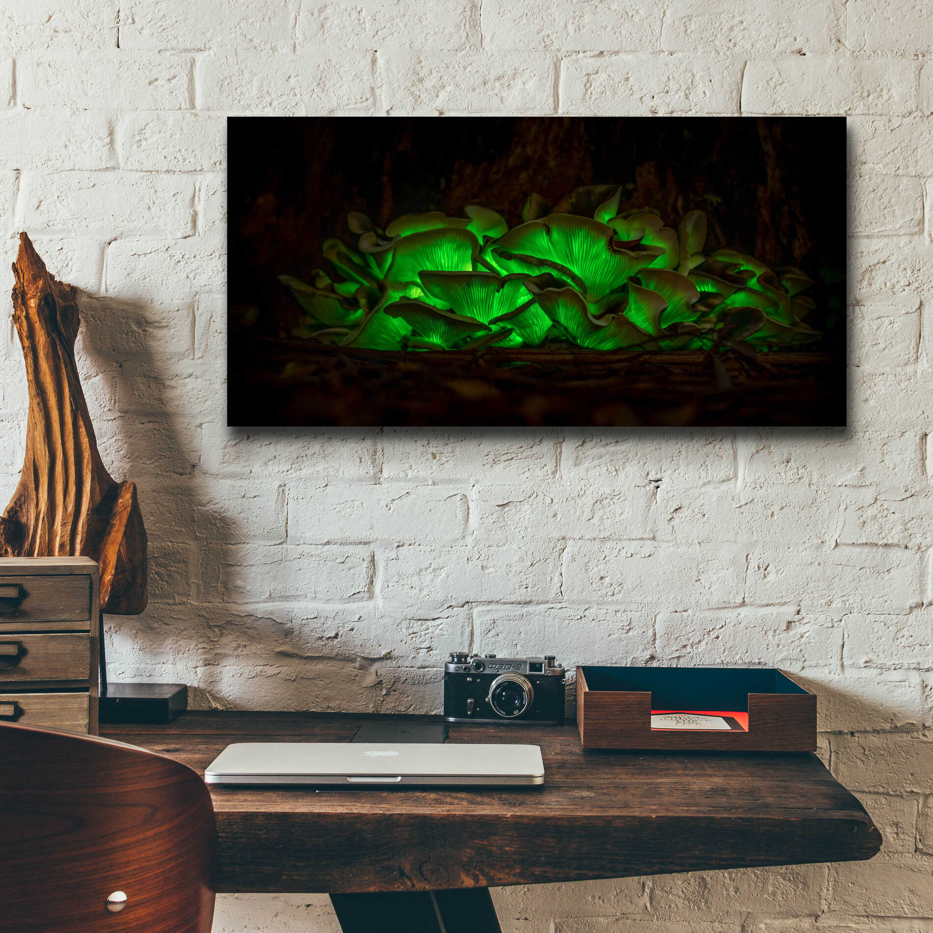 Epic Art 'Emerald Boom' by Epic Portfolio Acrylic Glass Wall Art,24x12