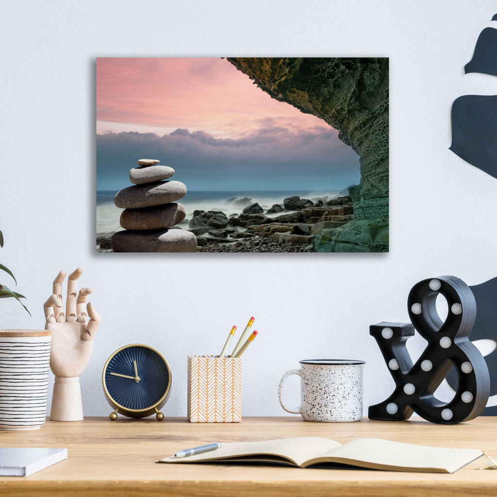 Epic Art 'Feng Shui' by Epic Portfolio Acrylic Glass Wall Art,16x12