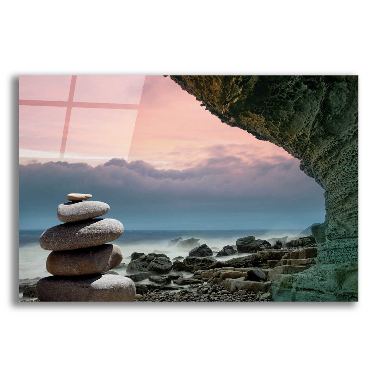 Epic Art 'Feng Shui' by Epic Portfolio Acrylic Glass Wall Art,24x16