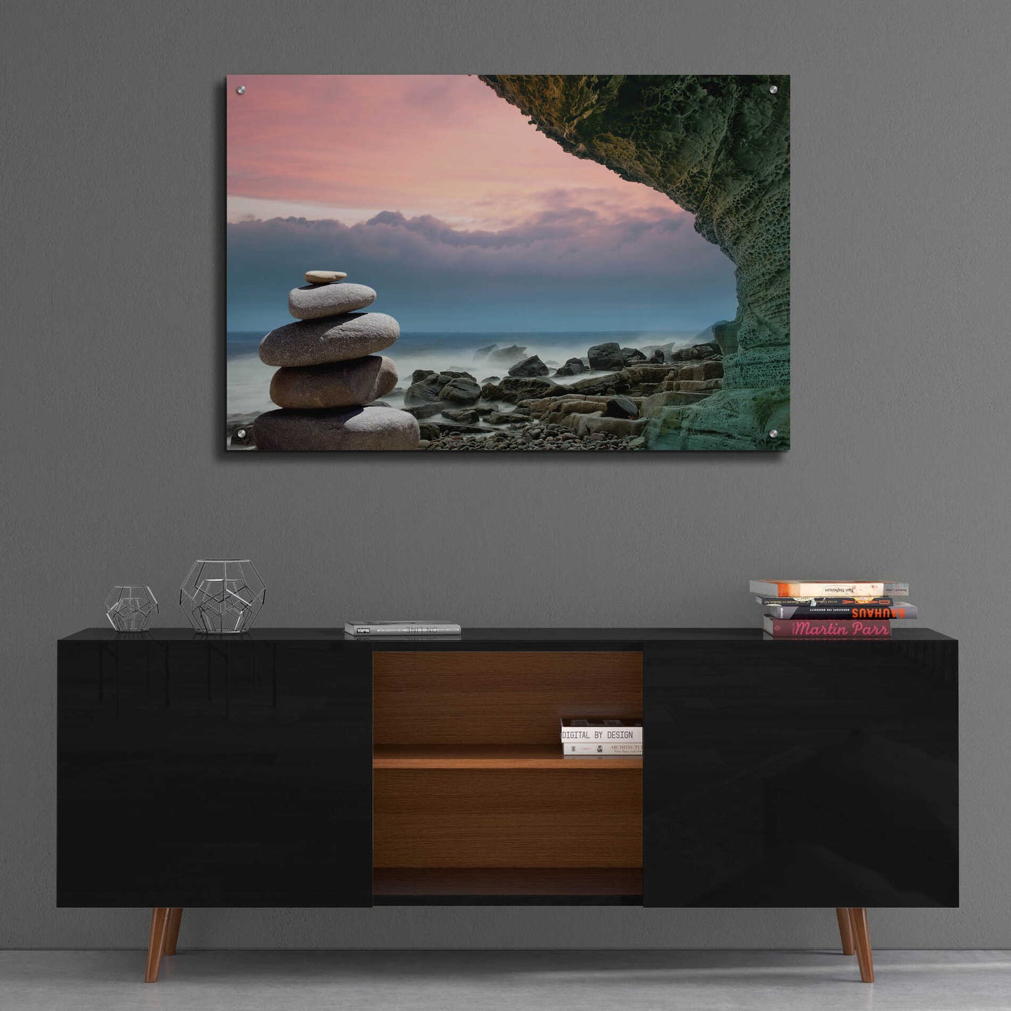 Epic Art 'Feng Shui' by Epic Portfolio Acrylic Glass Wall Art,36x24