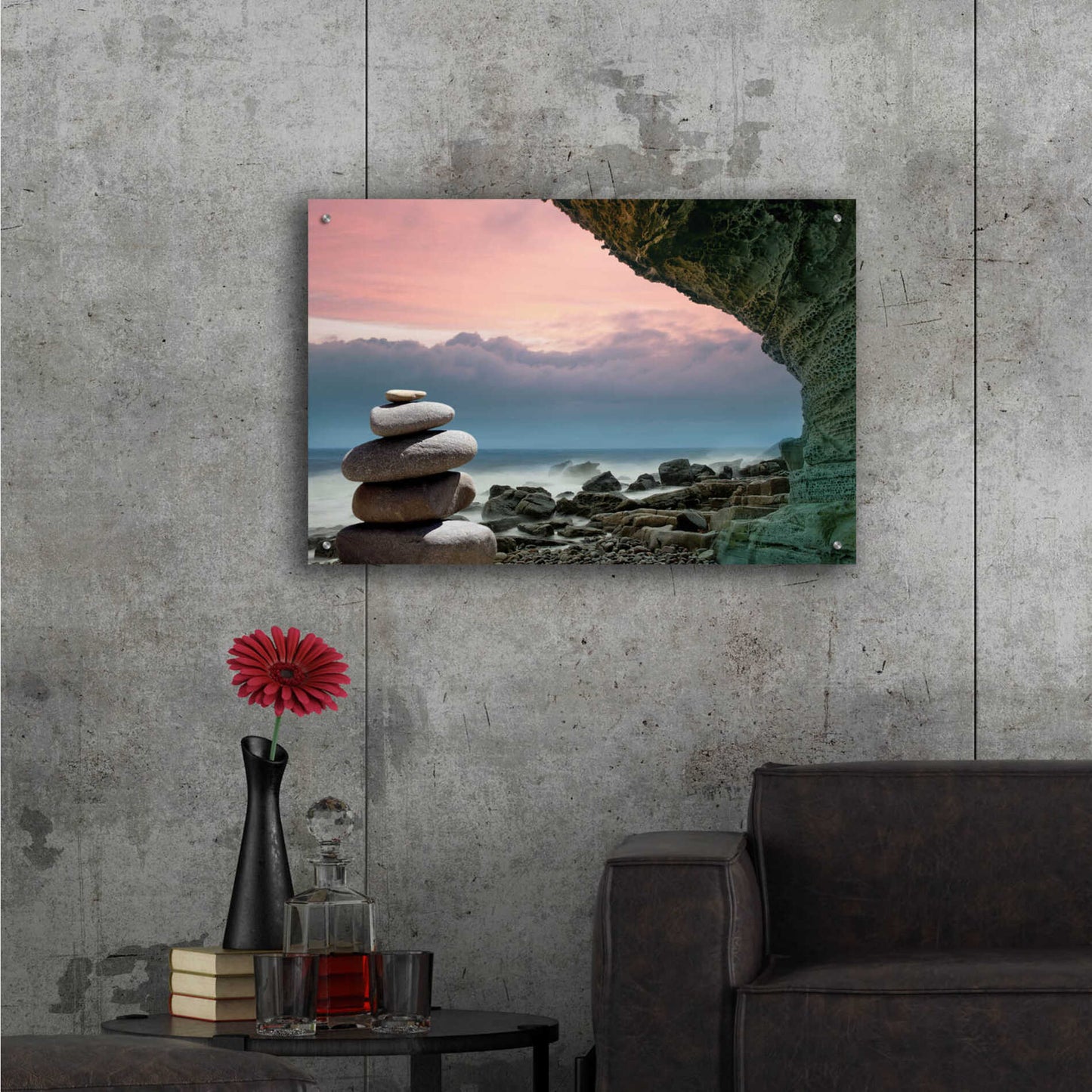 Epic Art 'Feng Shui' by Epic Portfolio Acrylic Glass Wall Art,36x24