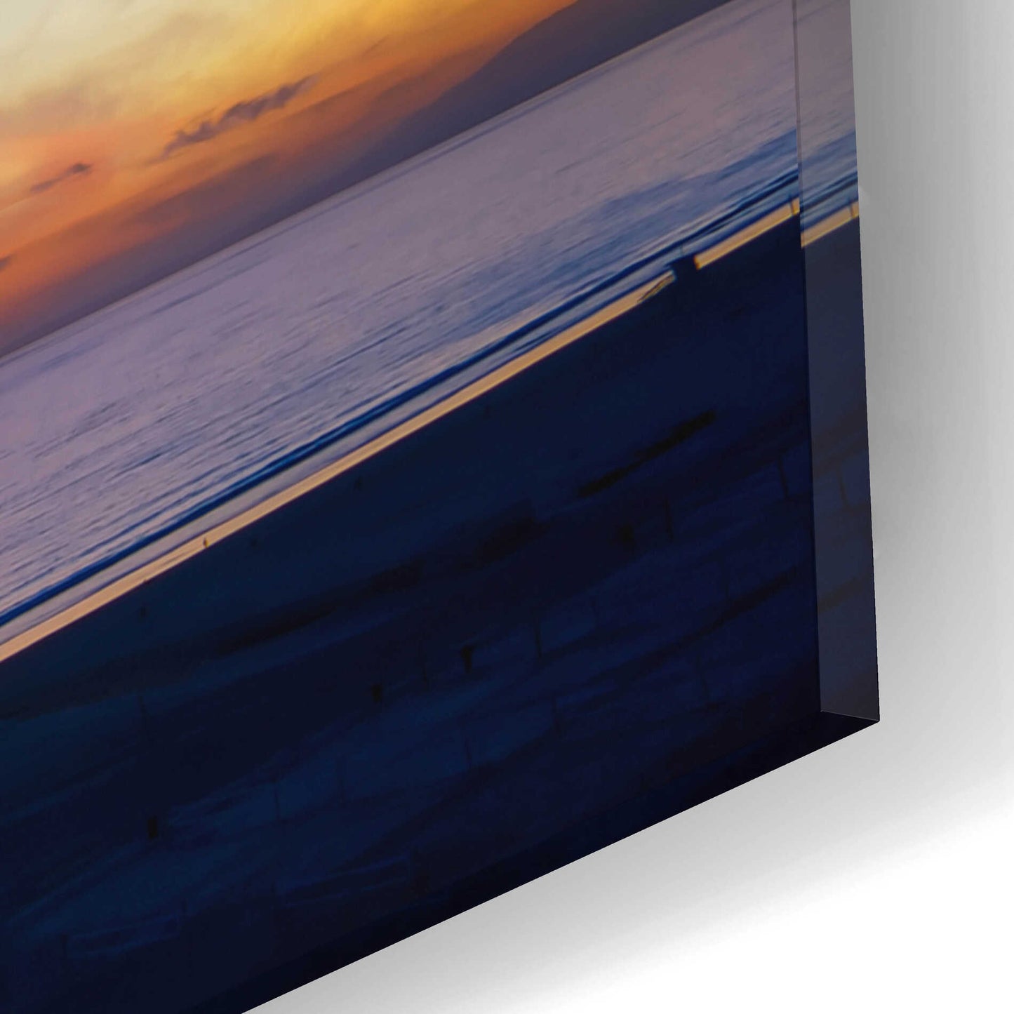 Epic Art 'Florida Sunset' by Epic Portfolio Acrylic Glass Wall Art,16x12