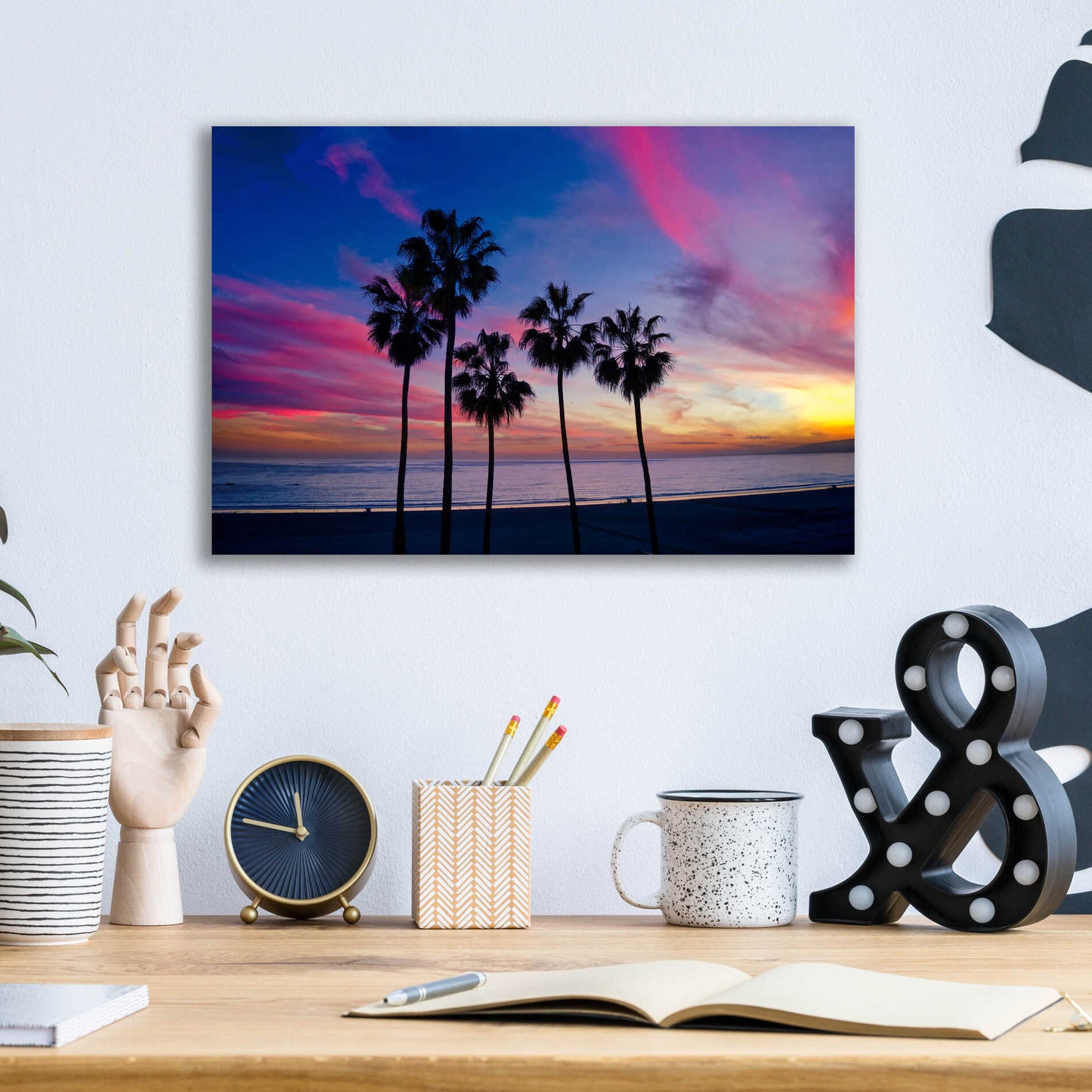 Epic Art 'Florida Sunset' by Epic Portfolio Acrylic Glass Wall Art,16x12