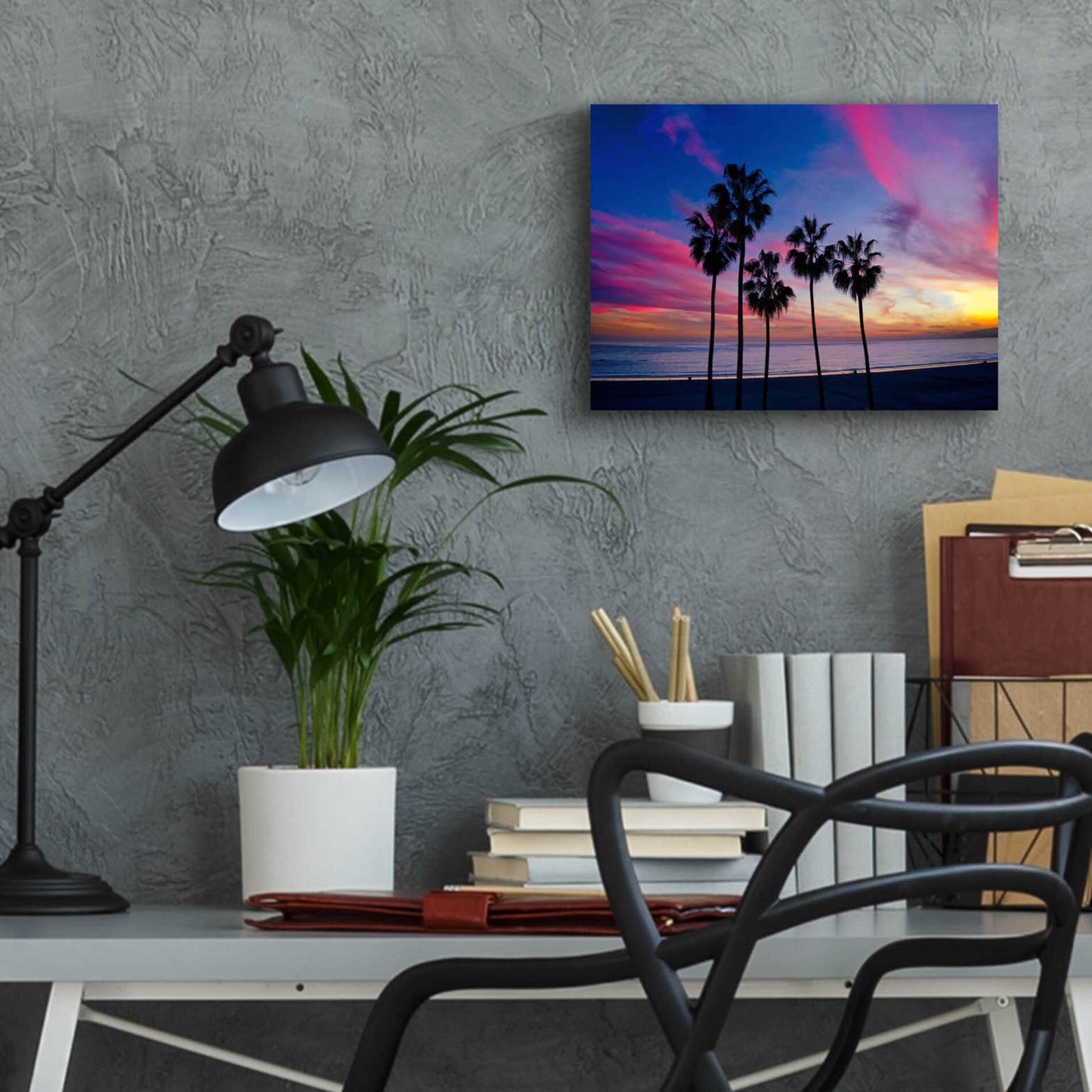 Epic Art 'Florida Sunset' by Epic Portfolio Acrylic Glass Wall Art,16x12