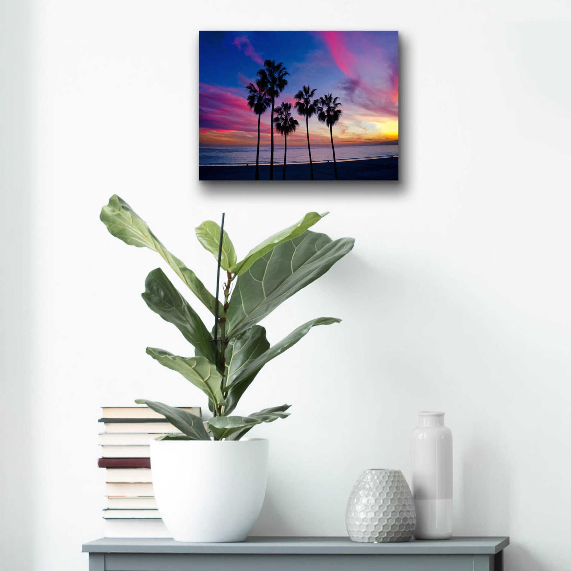 Epic Art 'Florida Sunset' by Epic Portfolio Acrylic Glass Wall Art,16x12