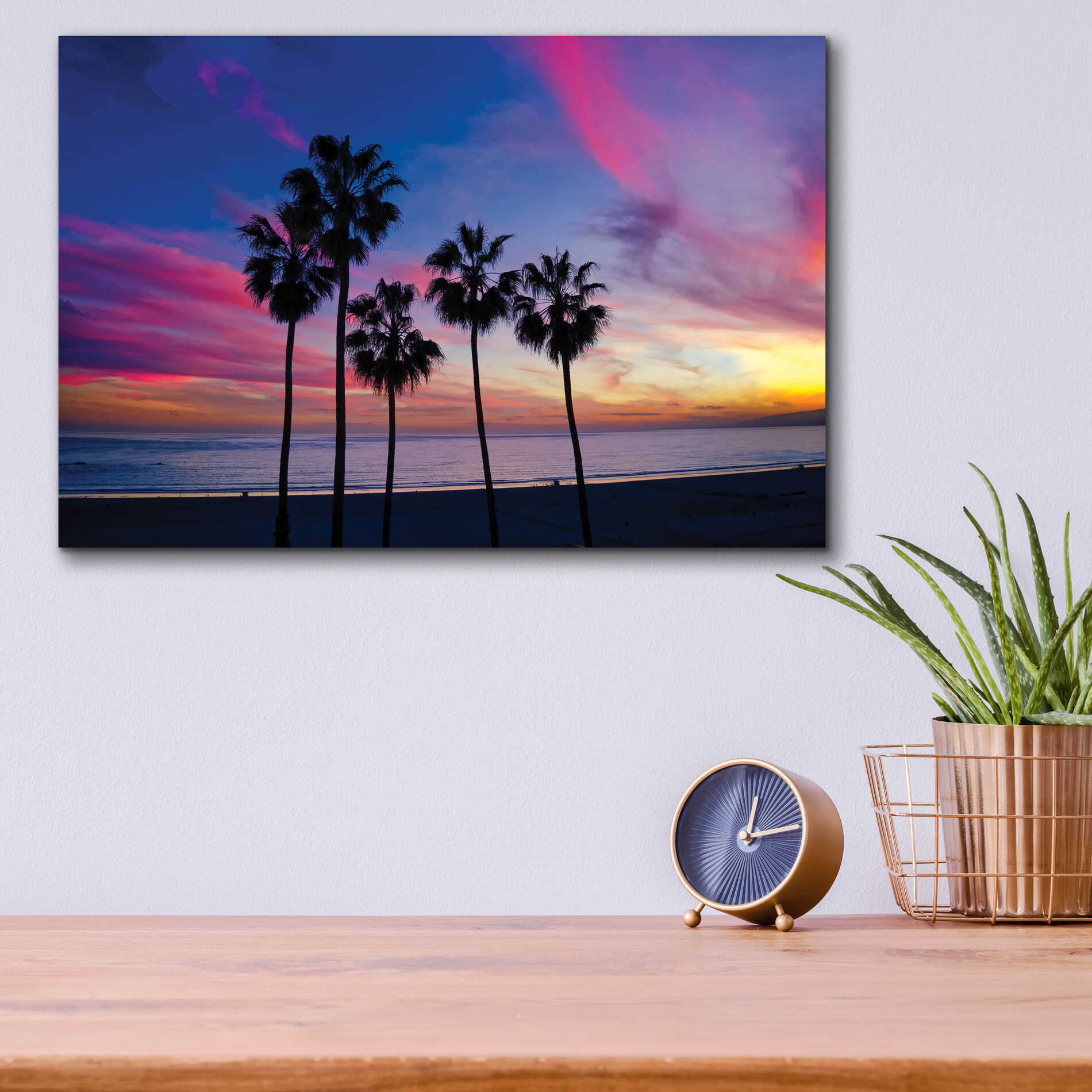 Epic Art 'Florida Sunset' by Epic Portfolio Acrylic Glass Wall Art,16x12