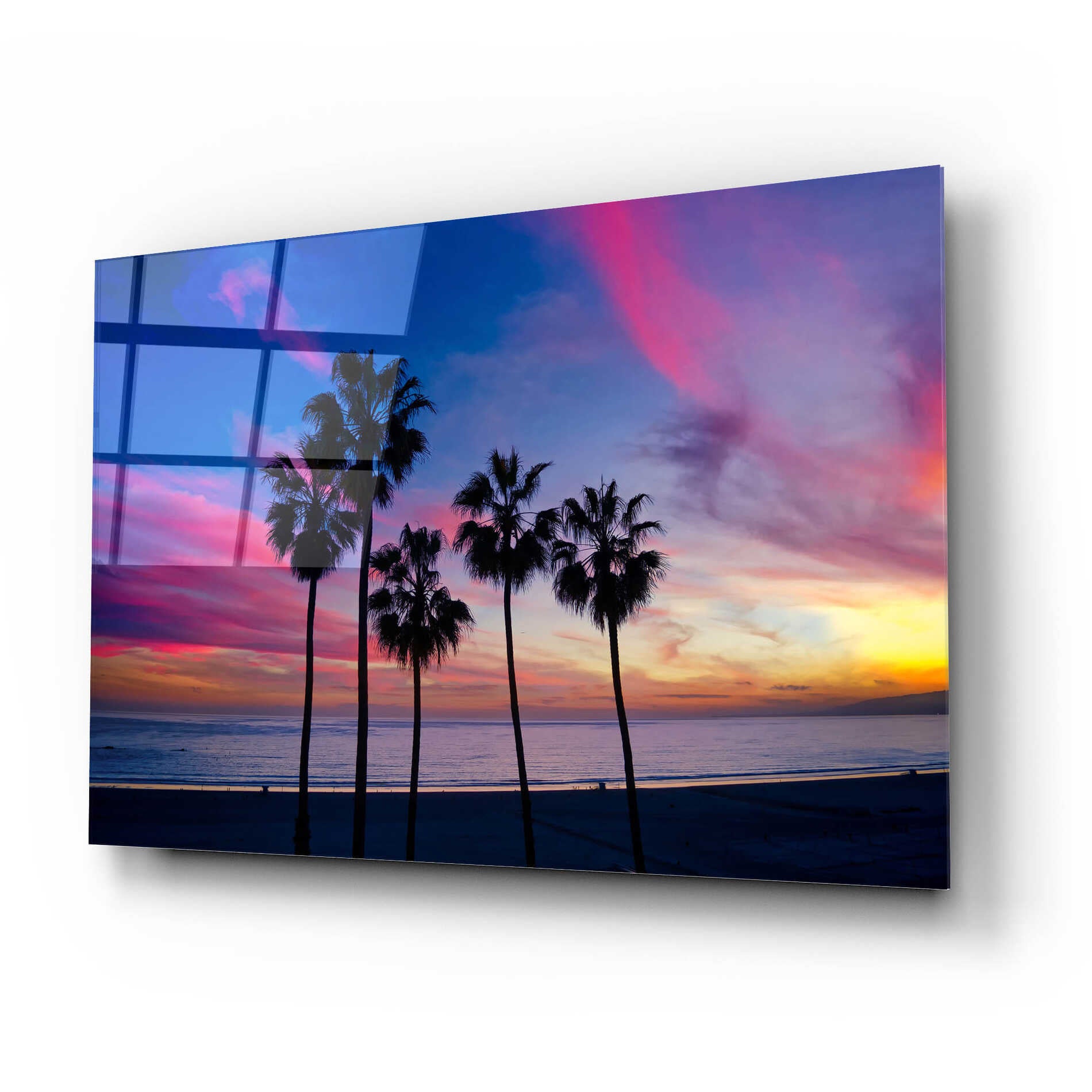 Epic Art 'Florida Sunset' by Epic Portfolio Acrylic Glass Wall Art,24x16