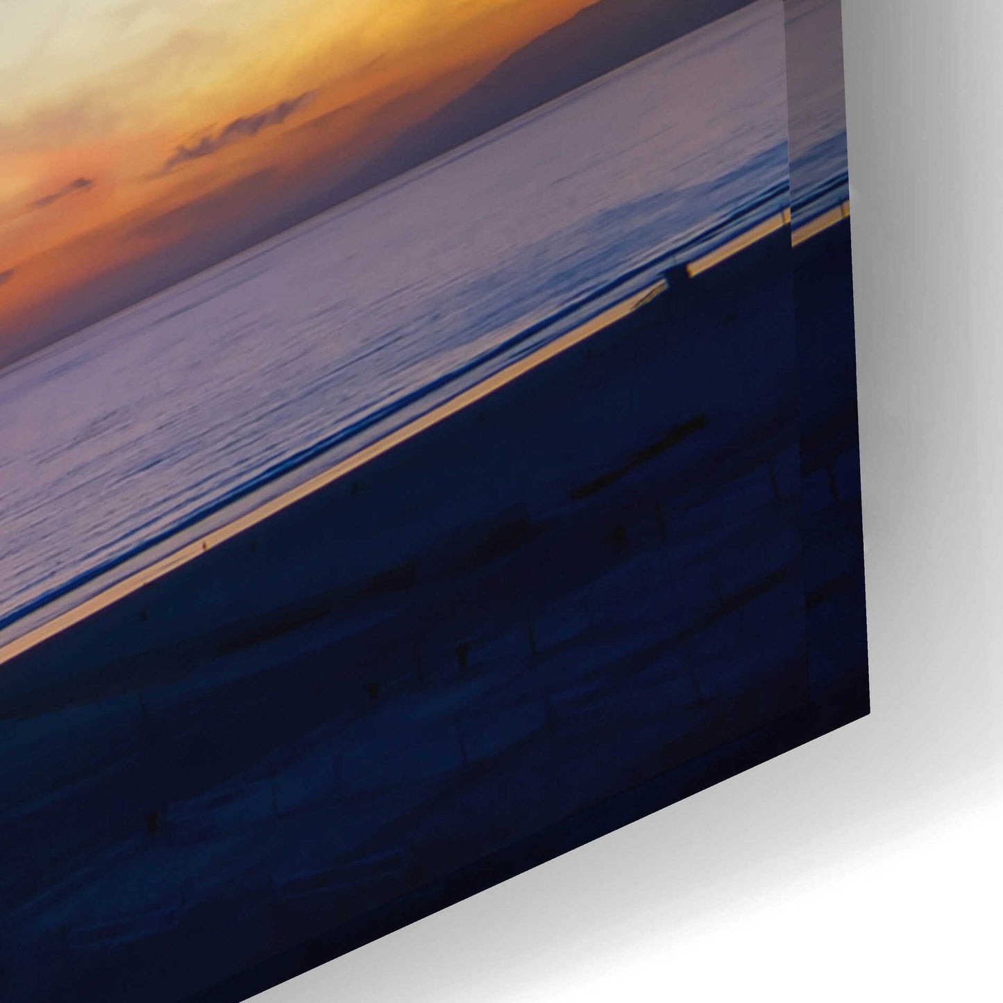 Epic Art 'Florida Sunset' by Epic Portfolio Acrylic Glass Wall Art,24x16