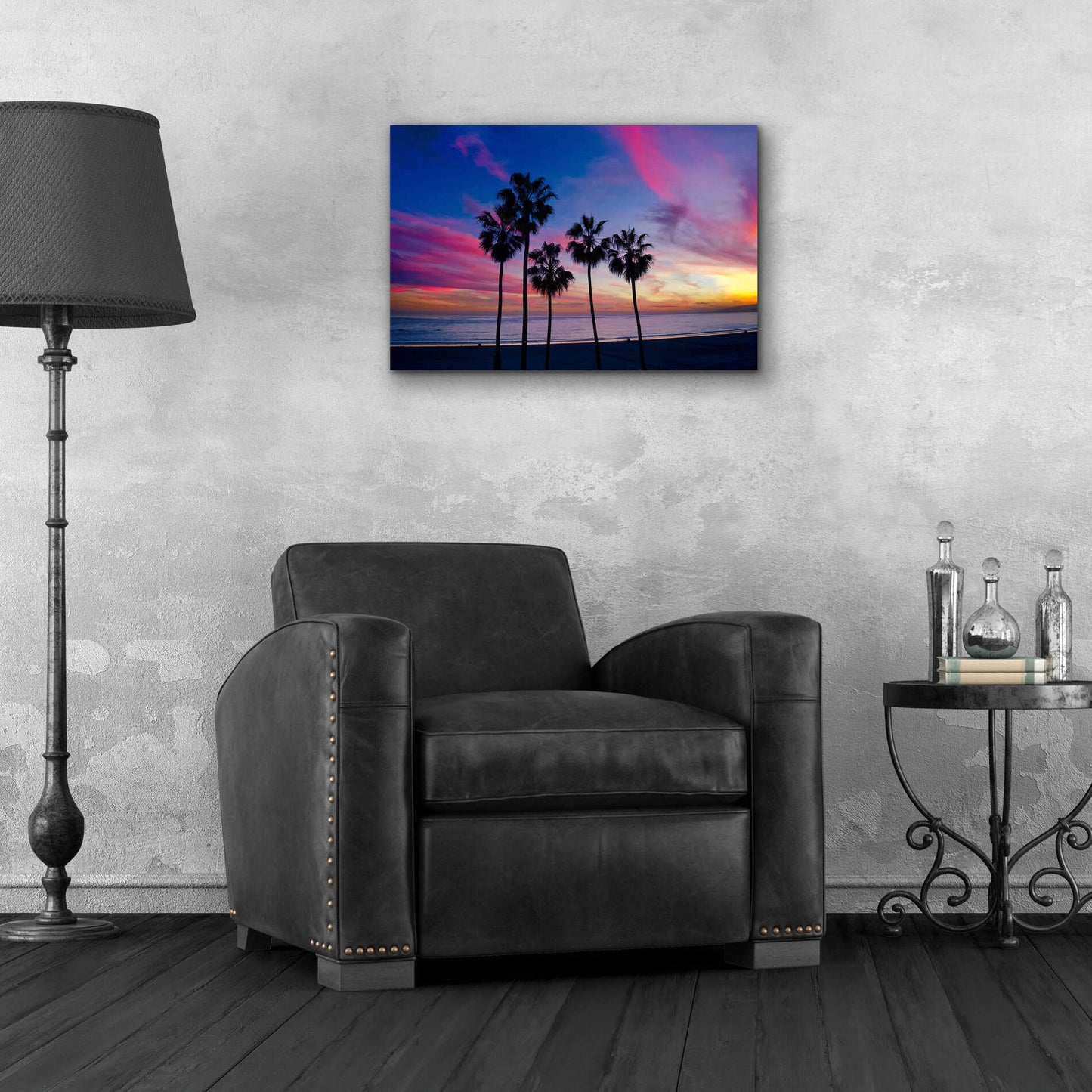 Epic Art 'Florida Sunset' by Epic Portfolio Acrylic Glass Wall Art,24x16