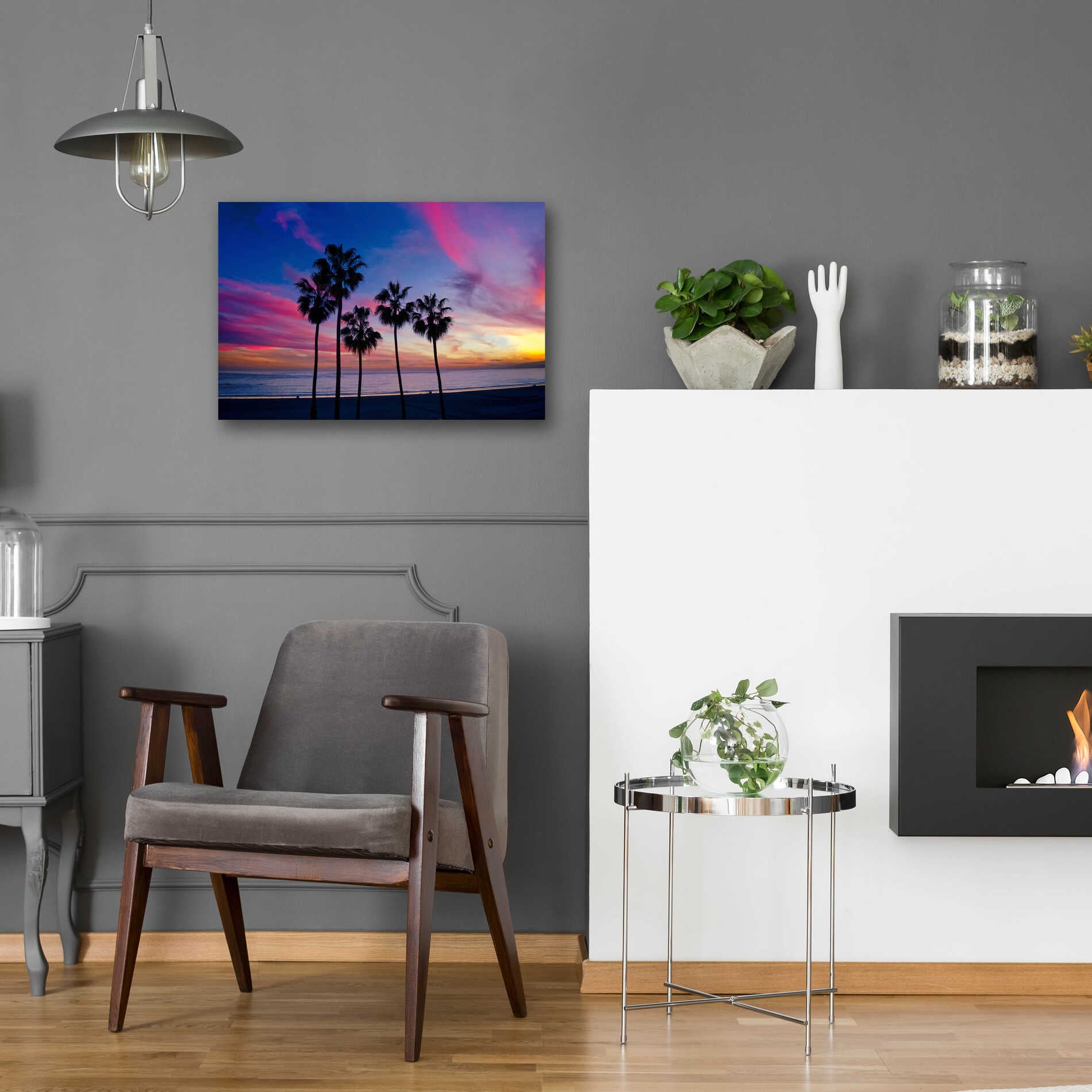 Epic Art 'Florida Sunset' by Epic Portfolio Acrylic Glass Wall Art,24x16