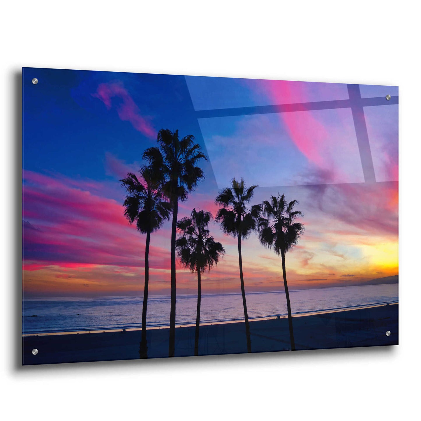 Epic Art 'Florida Sunset' by Epic Portfolio Acrylic Glass Wall Art,36x24