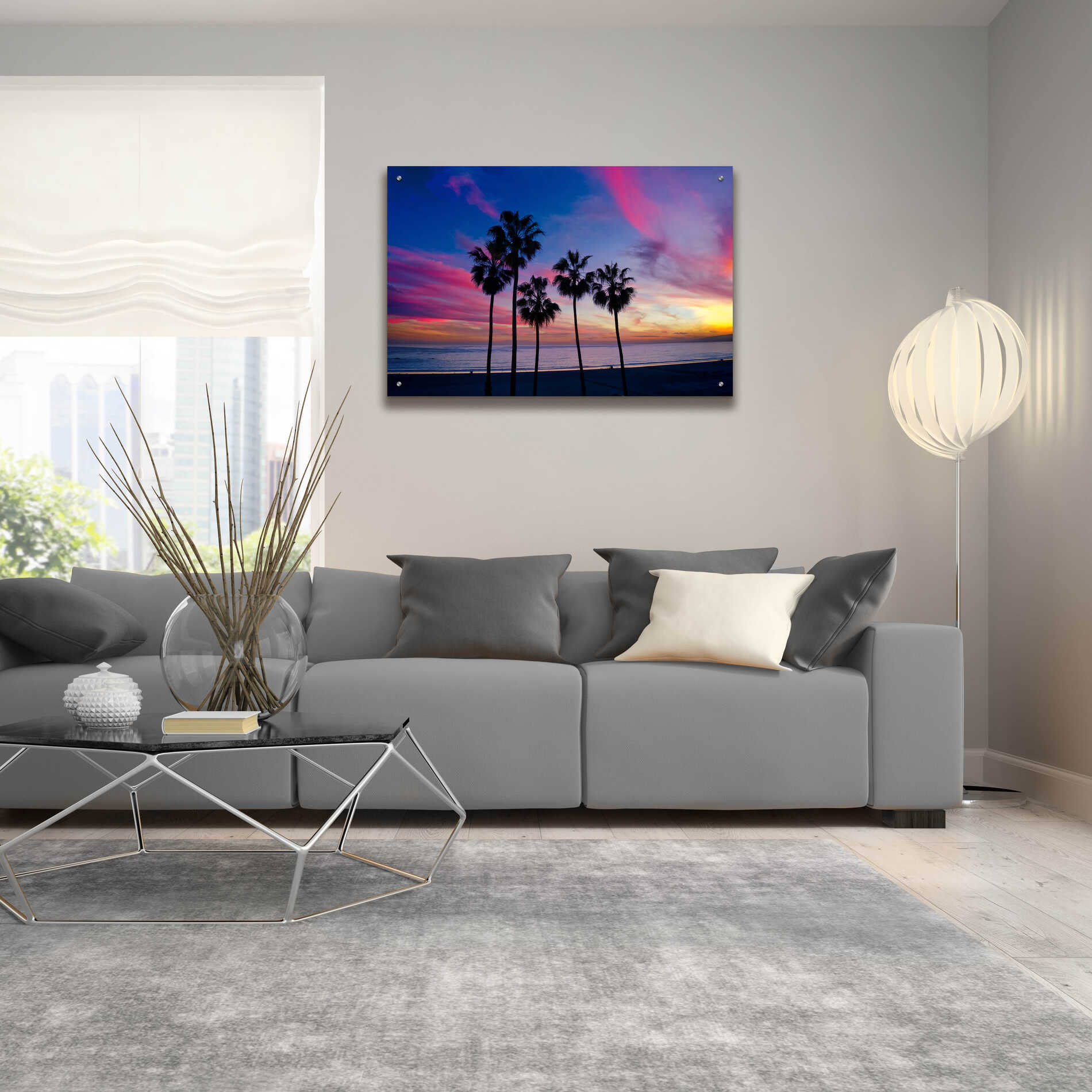 Epic Art 'Florida Sunset' by Epic Portfolio Acrylic Glass Wall Art,36x24