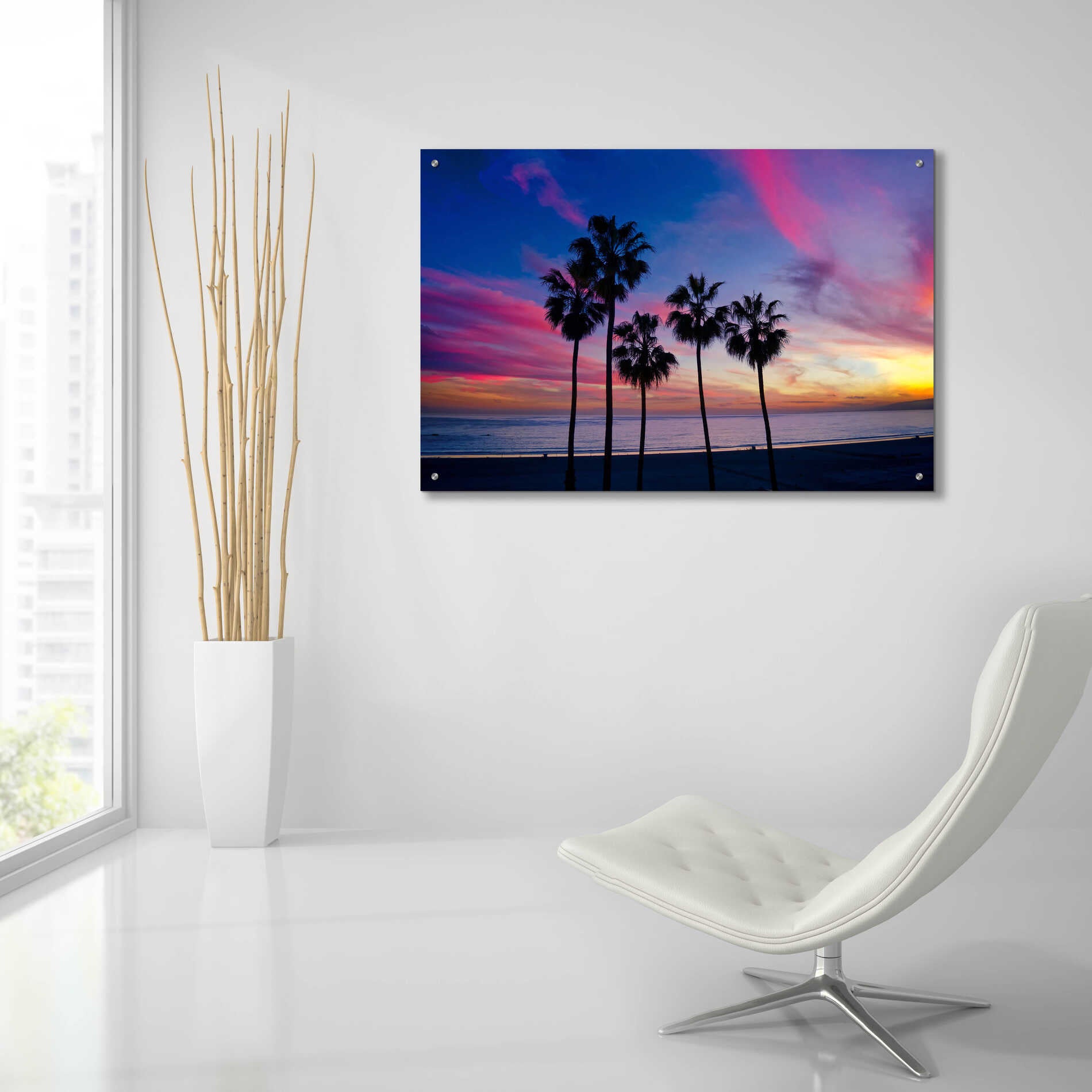 Epic Art 'Florida Sunset' by Epic Portfolio Acrylic Glass Wall Art,36x24