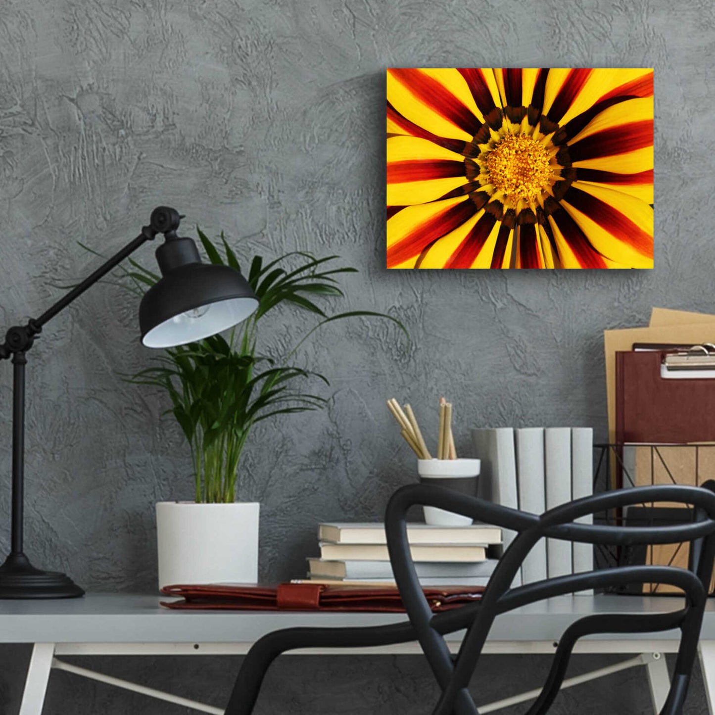 Epic Art 'Gazania' by Epic Portfolio Acrylic Glass Wall Art,16x12