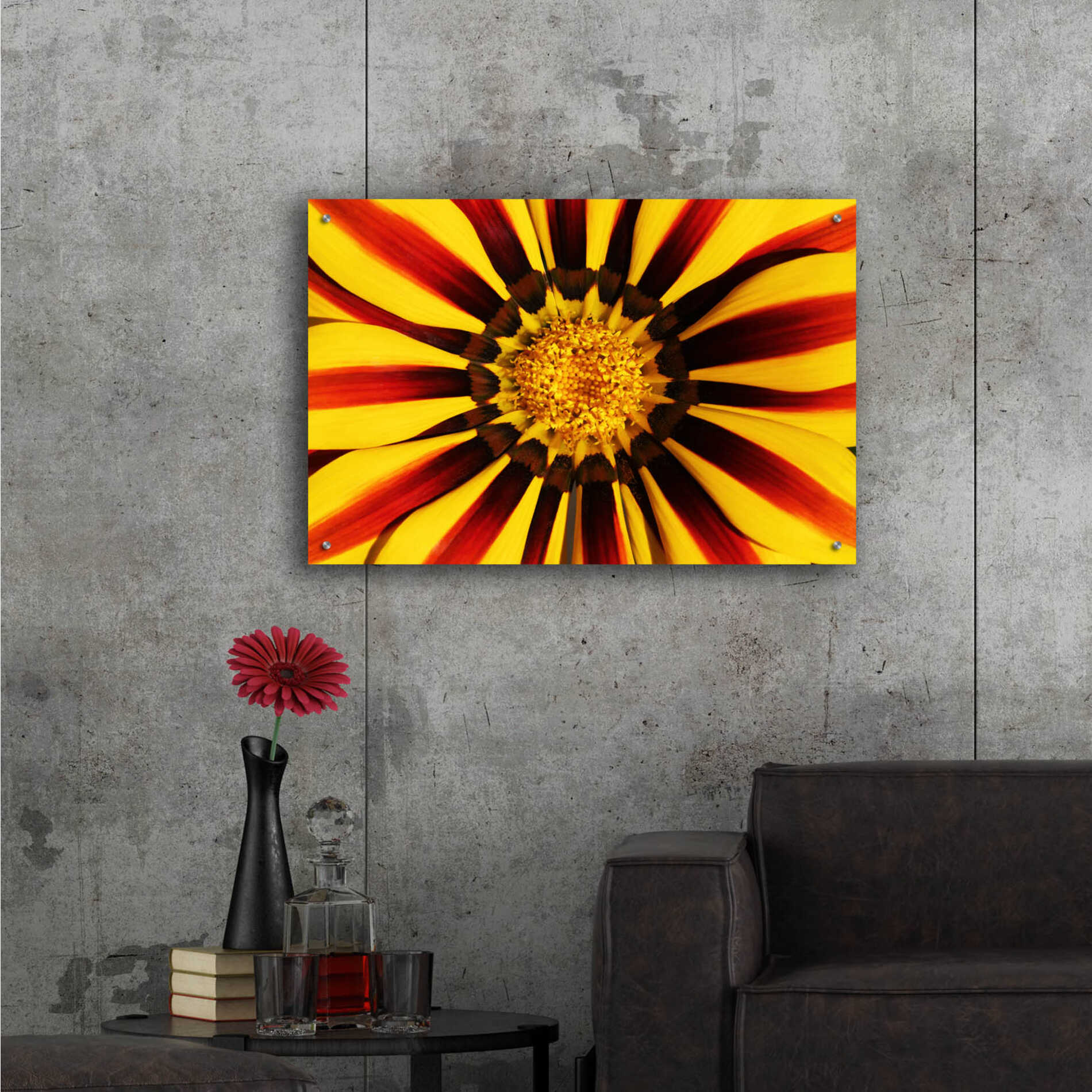 Epic Art 'Gazania' by Epic Portfolio Acrylic Glass Wall Art,36x24