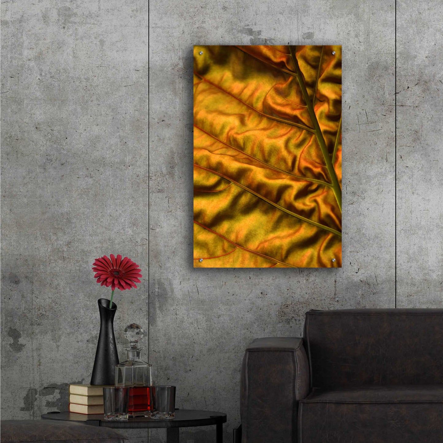 Epic Art 'Golden Desert' by Epic Portfolio Acrylic Glass Wall Art,24x36