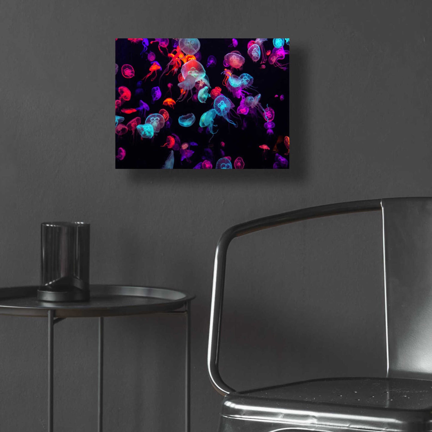 Epic Art 'Jelly Fish World' by Epic Portfolio Acrylic Glass Wall Art,16x12