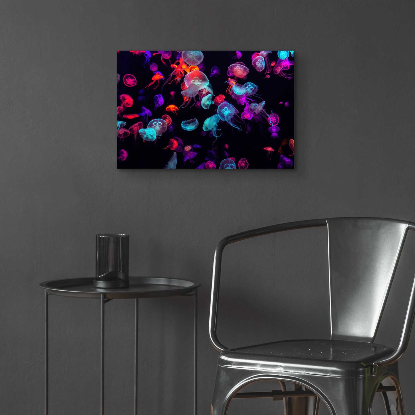 Epic Art 'Jelly Fish World' by Epic Portfolio Acrylic Glass Wall Art,24x16