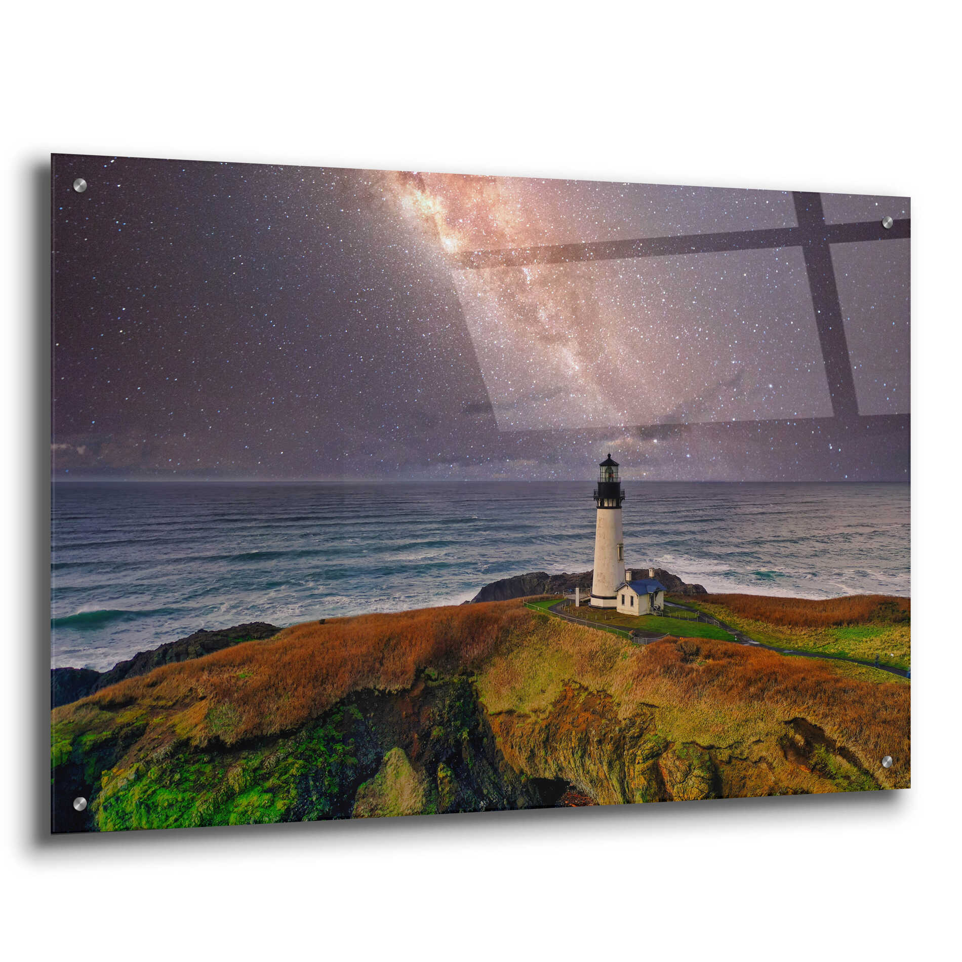 Epic Art 'Milky Way Beacon' by Epic Portfolio Acrylic Glass Wall Art,36x24