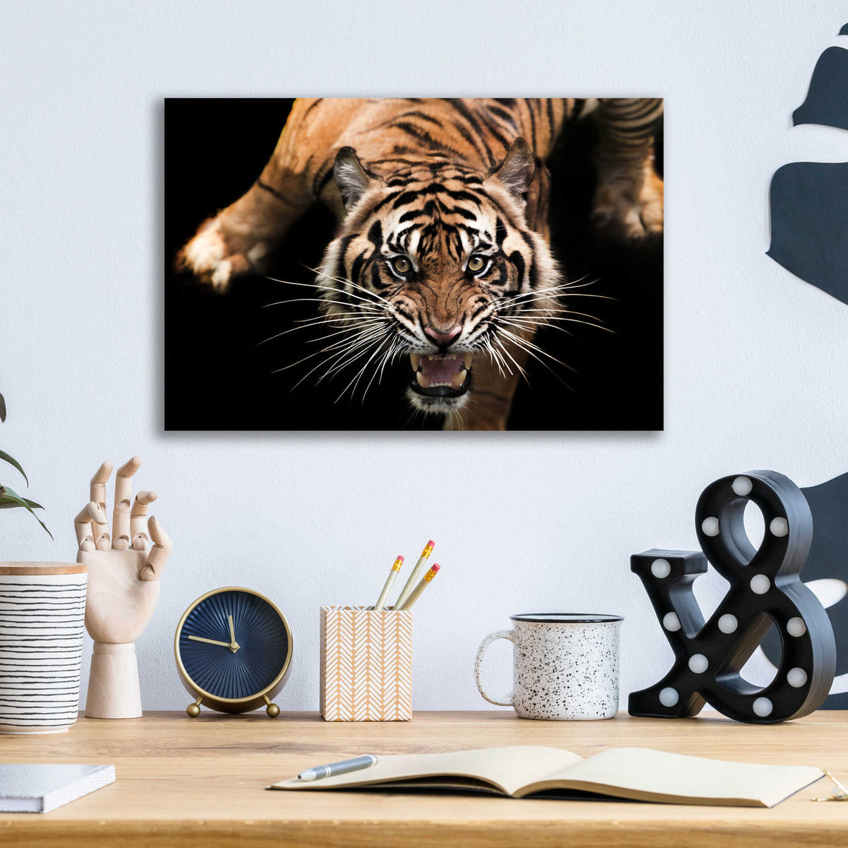 Epic Art 'Nice Kitty' by Epic Portfolio Acrylic Glass Wall Art,16x12