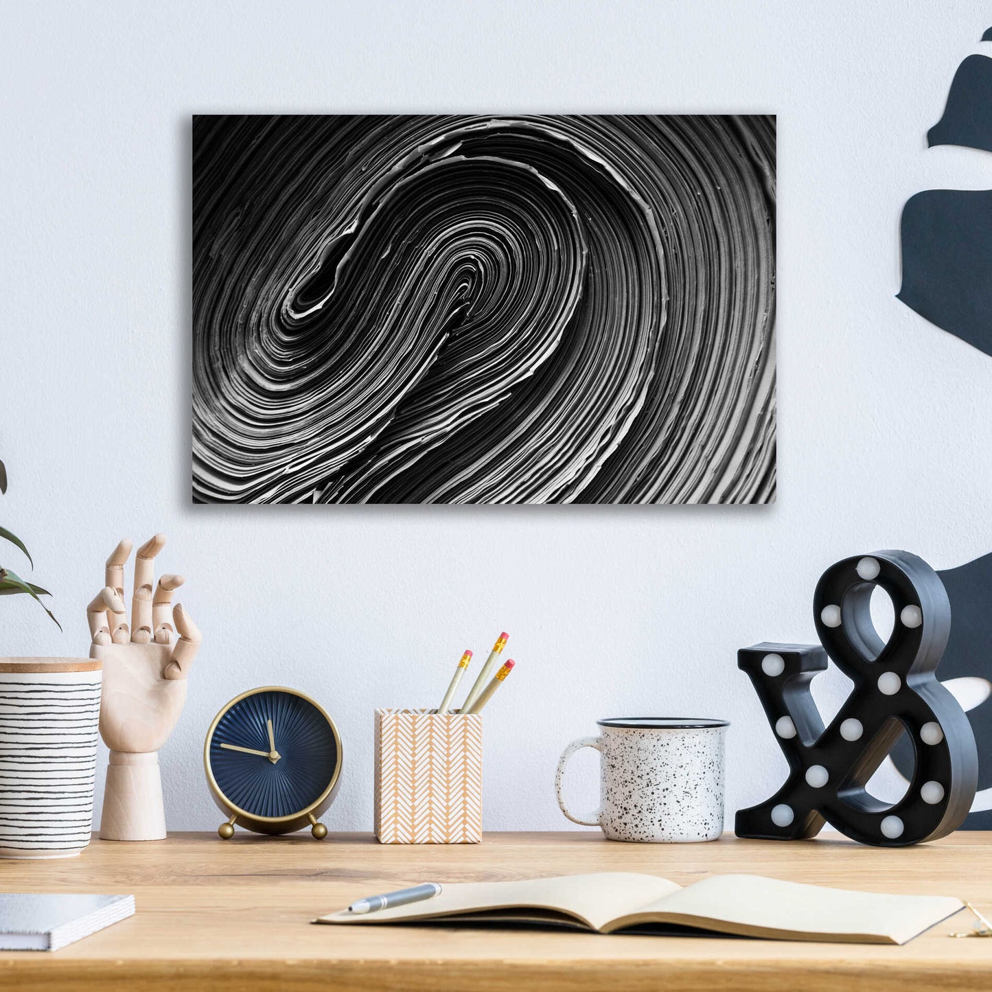 Epic Art 'Rolled Up' by Epic Portfolio Acrylic Glass Wall Art,16x12