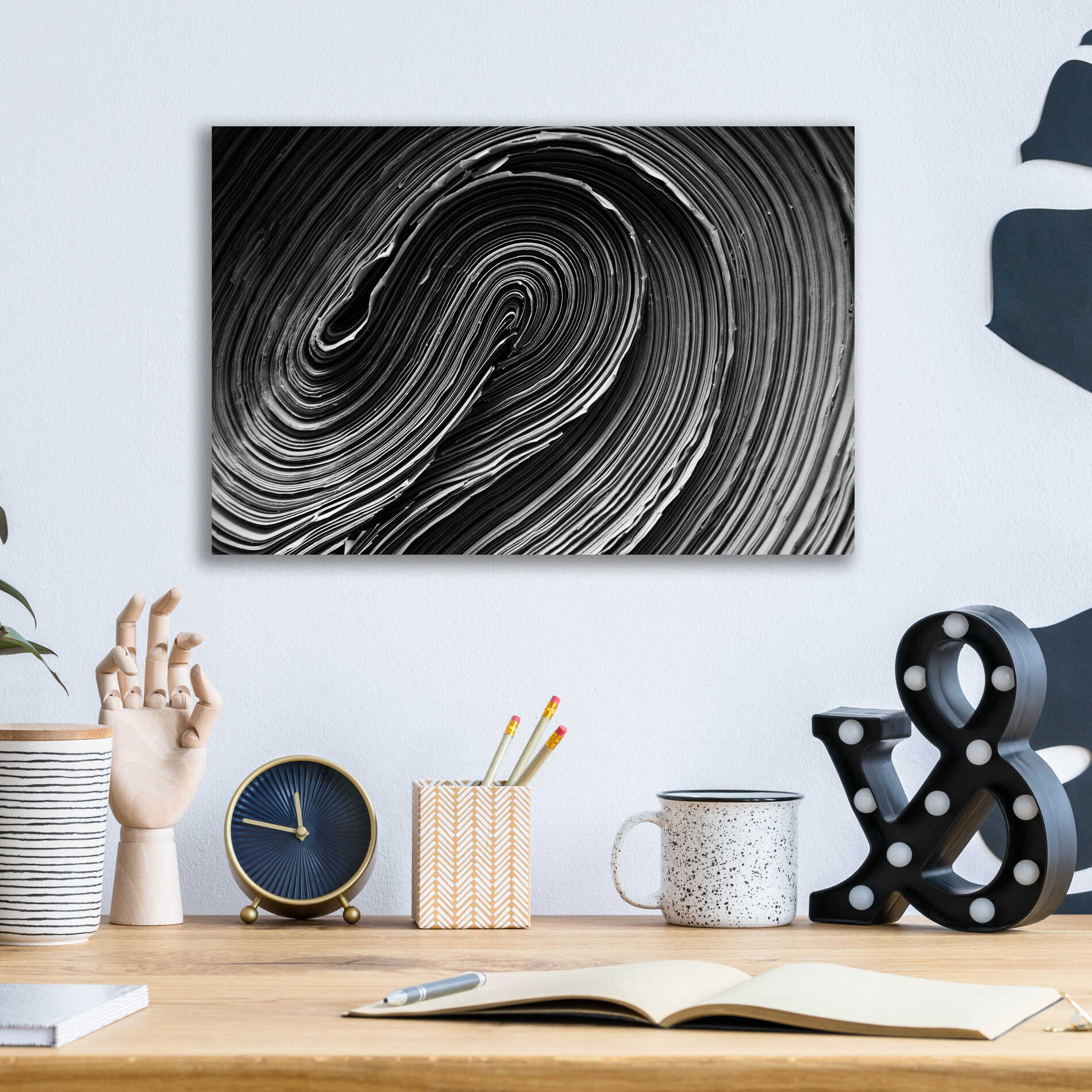 Epic Art 'Rolled Up' by Epic Portfolio Acrylic Glass Wall Art,16x12