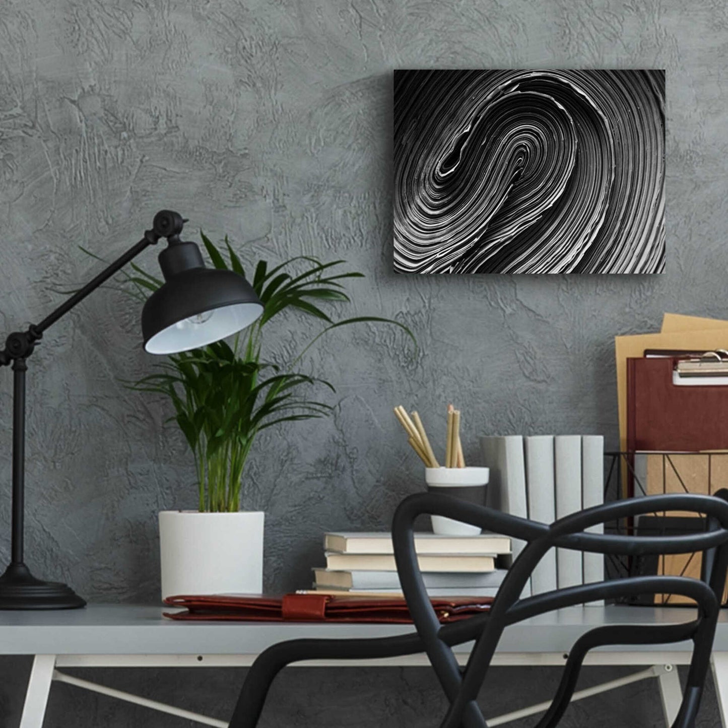 Epic Art 'Rolled Up' by Epic Portfolio Acrylic Glass Wall Art,16x12