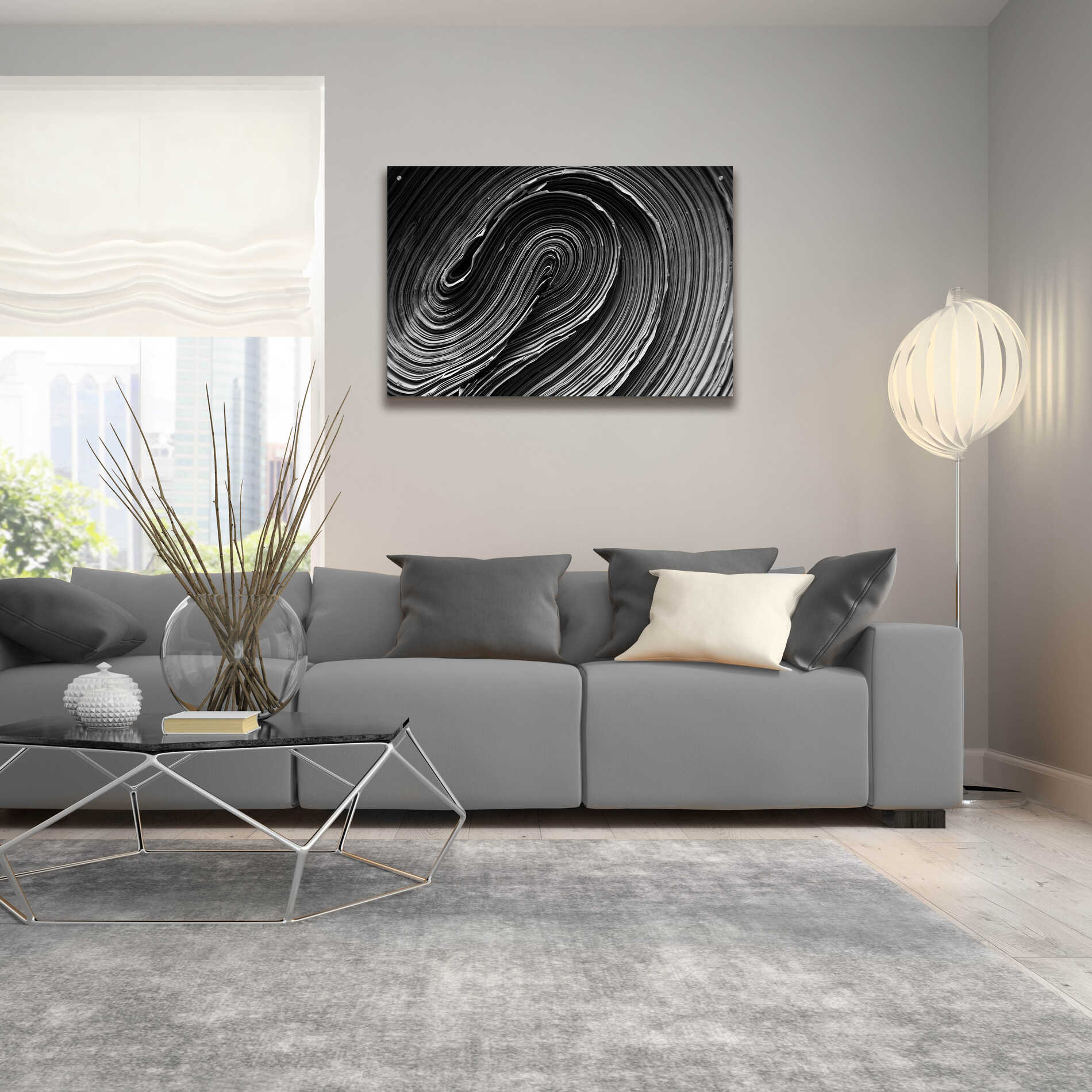 Epic Art 'Rolled Up' by Epic Portfolio Acrylic Glass Wall Art,36x24