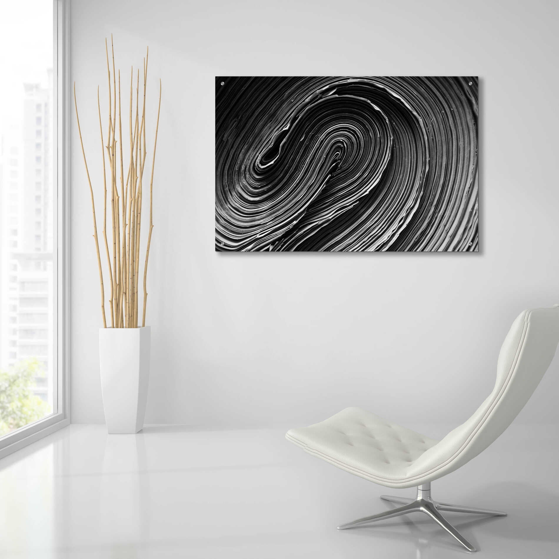 Epic Art 'Rolled Up' by Epic Portfolio Acrylic Glass Wall Art,36x24