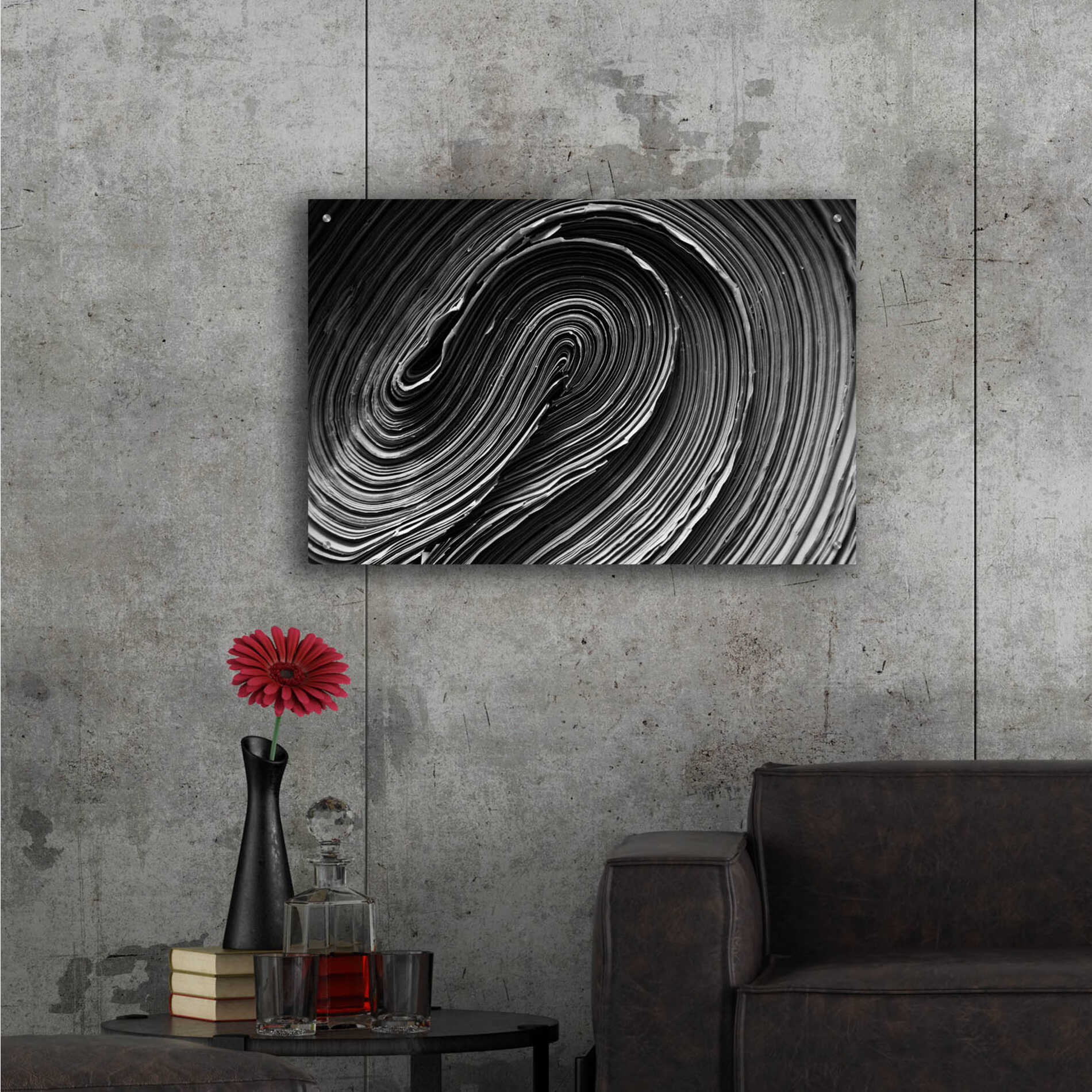 Epic Art 'Rolled Up' by Epic Portfolio Acrylic Glass Wall Art,36x24