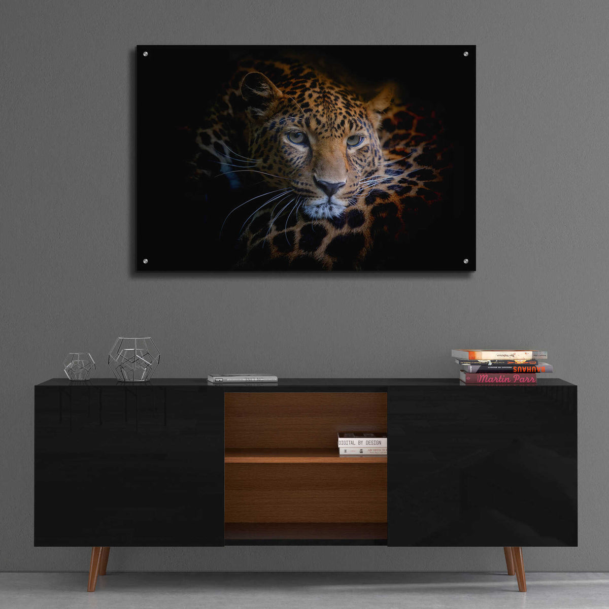 Epic Art 'Sleepy Leopard' by Epic Portfolio Acrylic Glass Wall Art,36x24