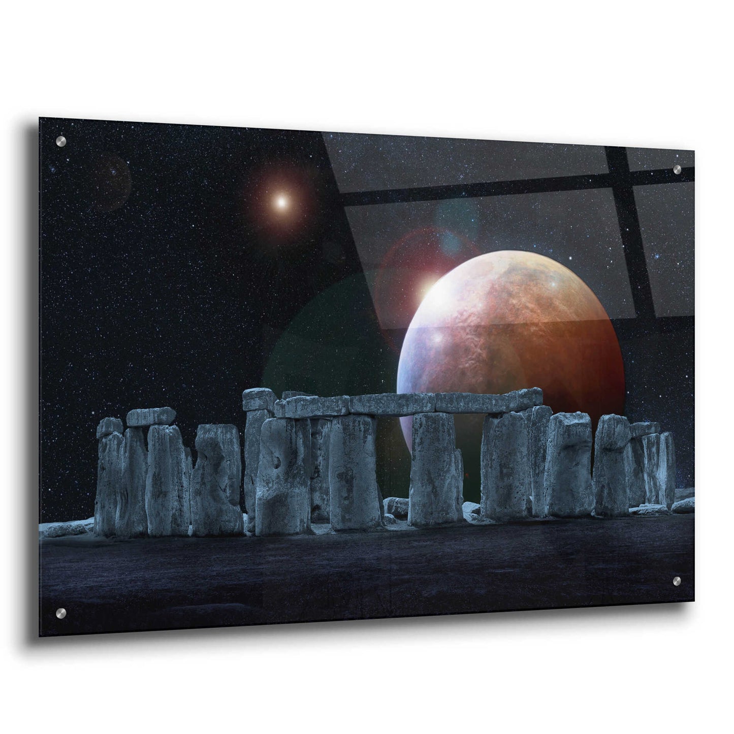 Epic Art 'Stonehenge Aligned' by Epic Portfolio Acrylic Glass Wall Art,36x24