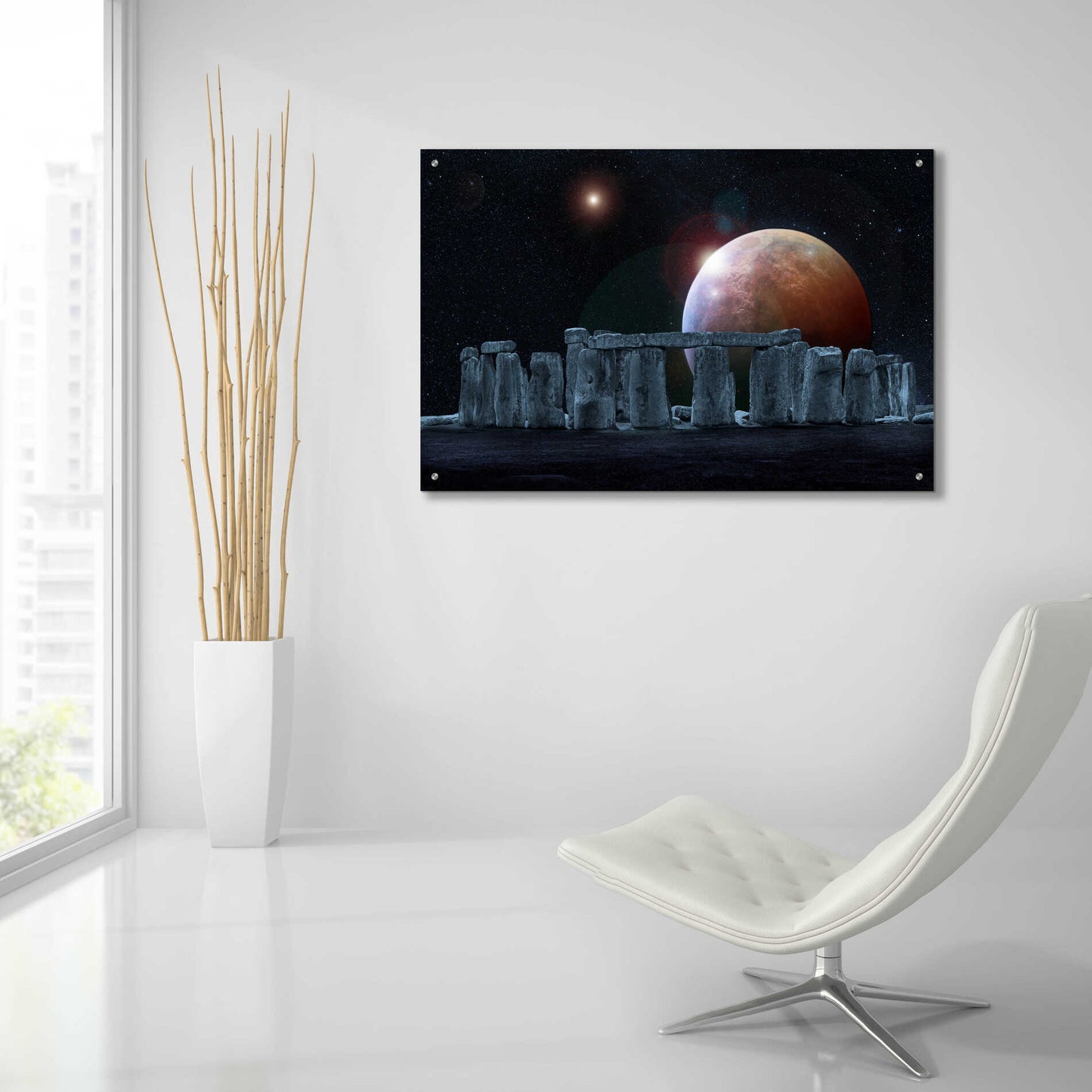 Epic Art 'Stonehenge Aligned' by Epic Portfolio Acrylic Glass Wall Art,36x24